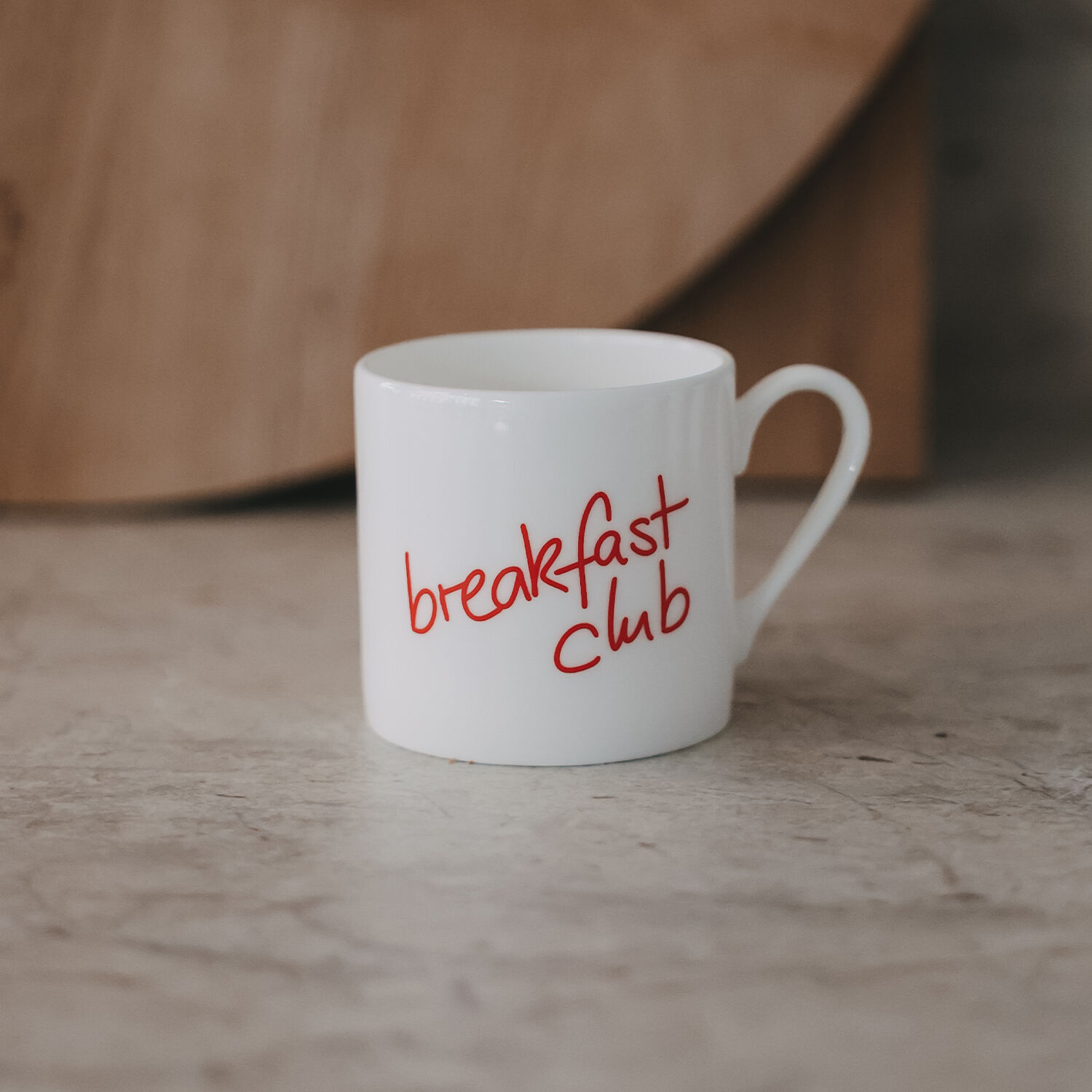 Small red Breakfast Club mug (PU = 4 pcs.) ) 