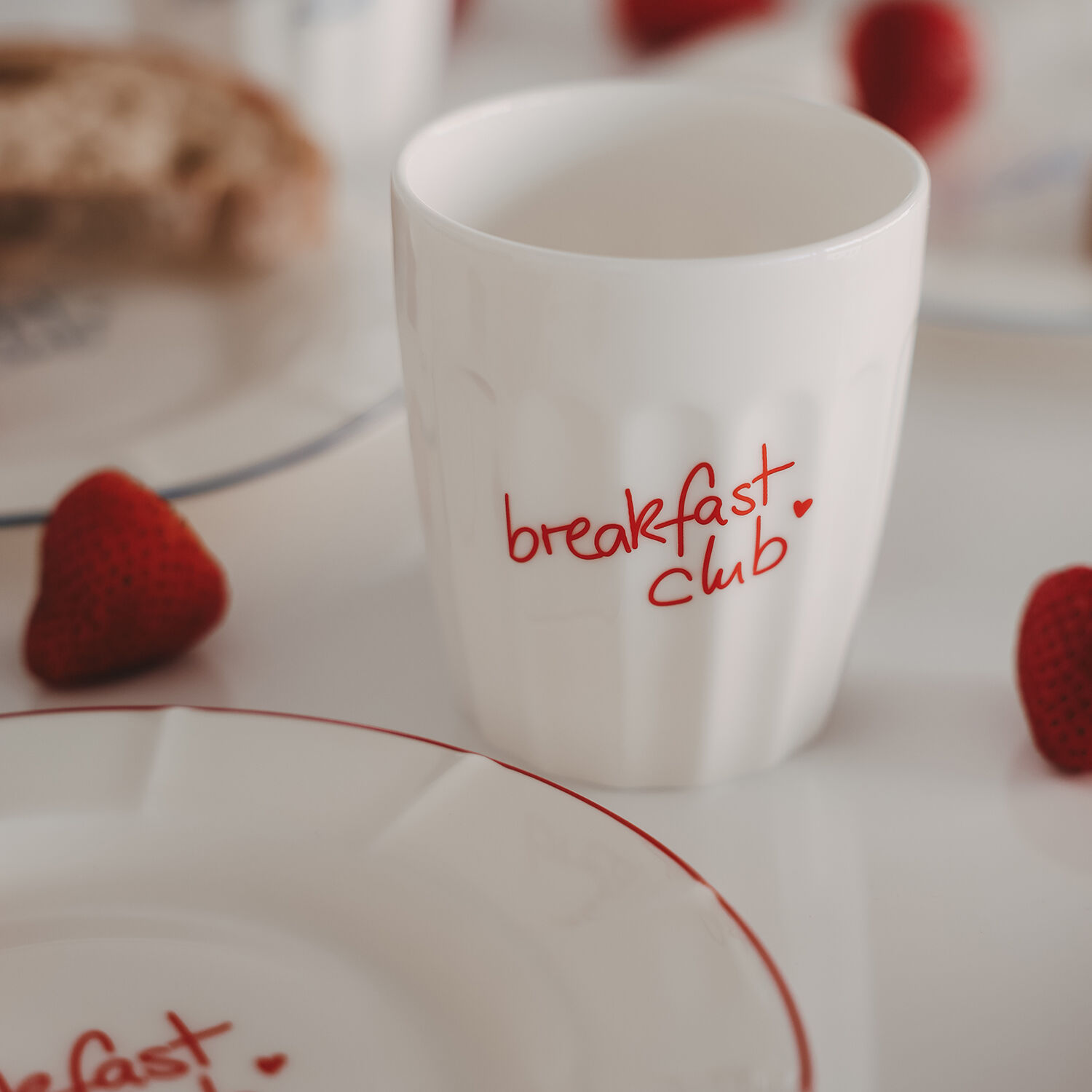 Mug Breakfast club red (PU = 4 pcs. ) 