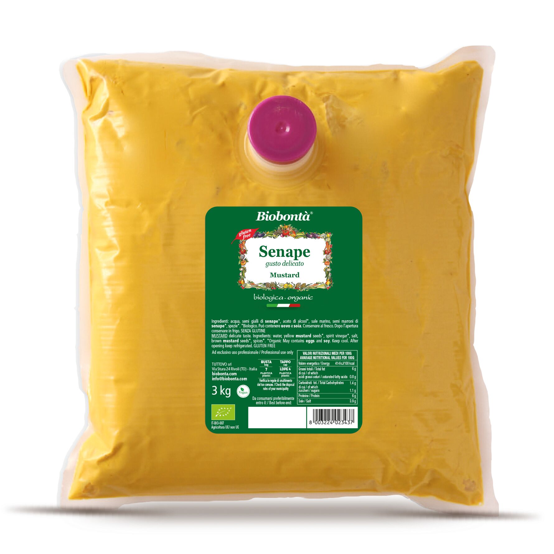 Organic Mustard Bag 3 kg