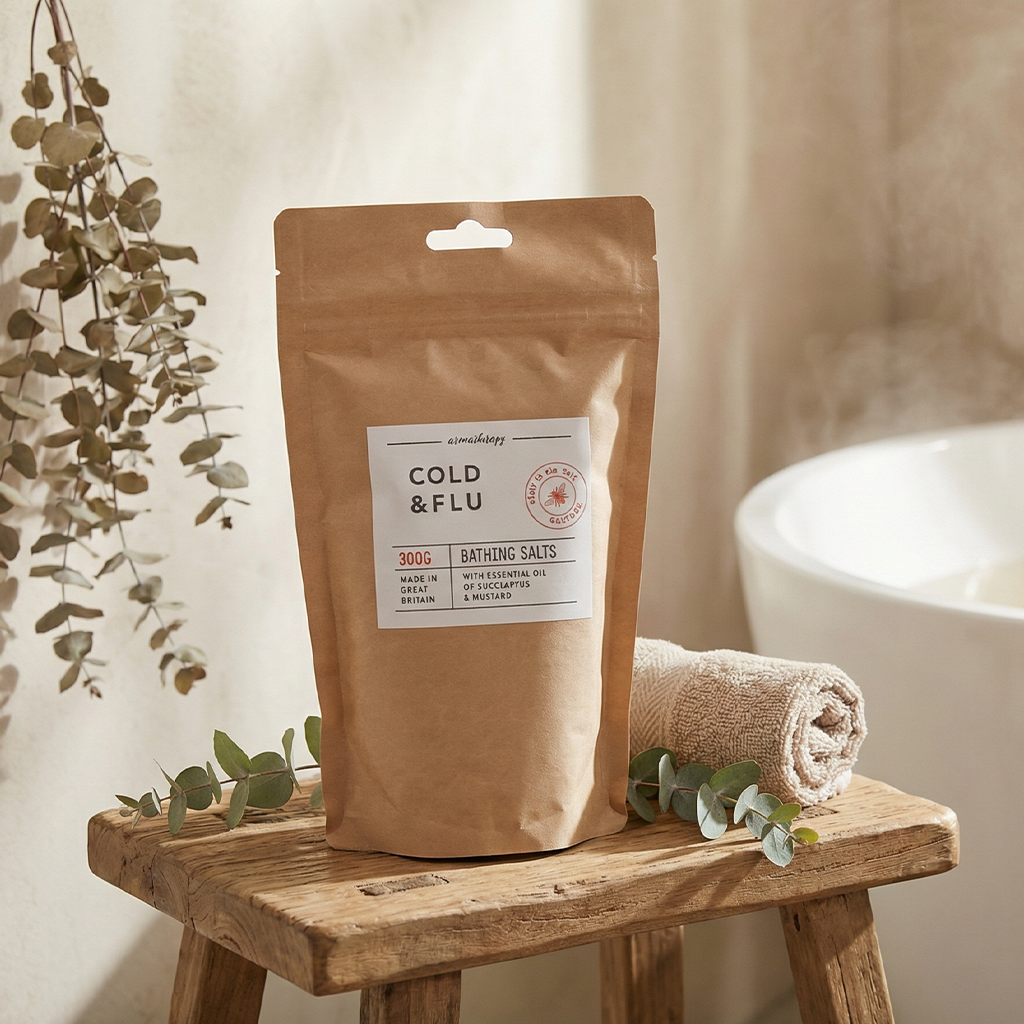Aromatherapy - 300g Cold & Flu Bath Salts