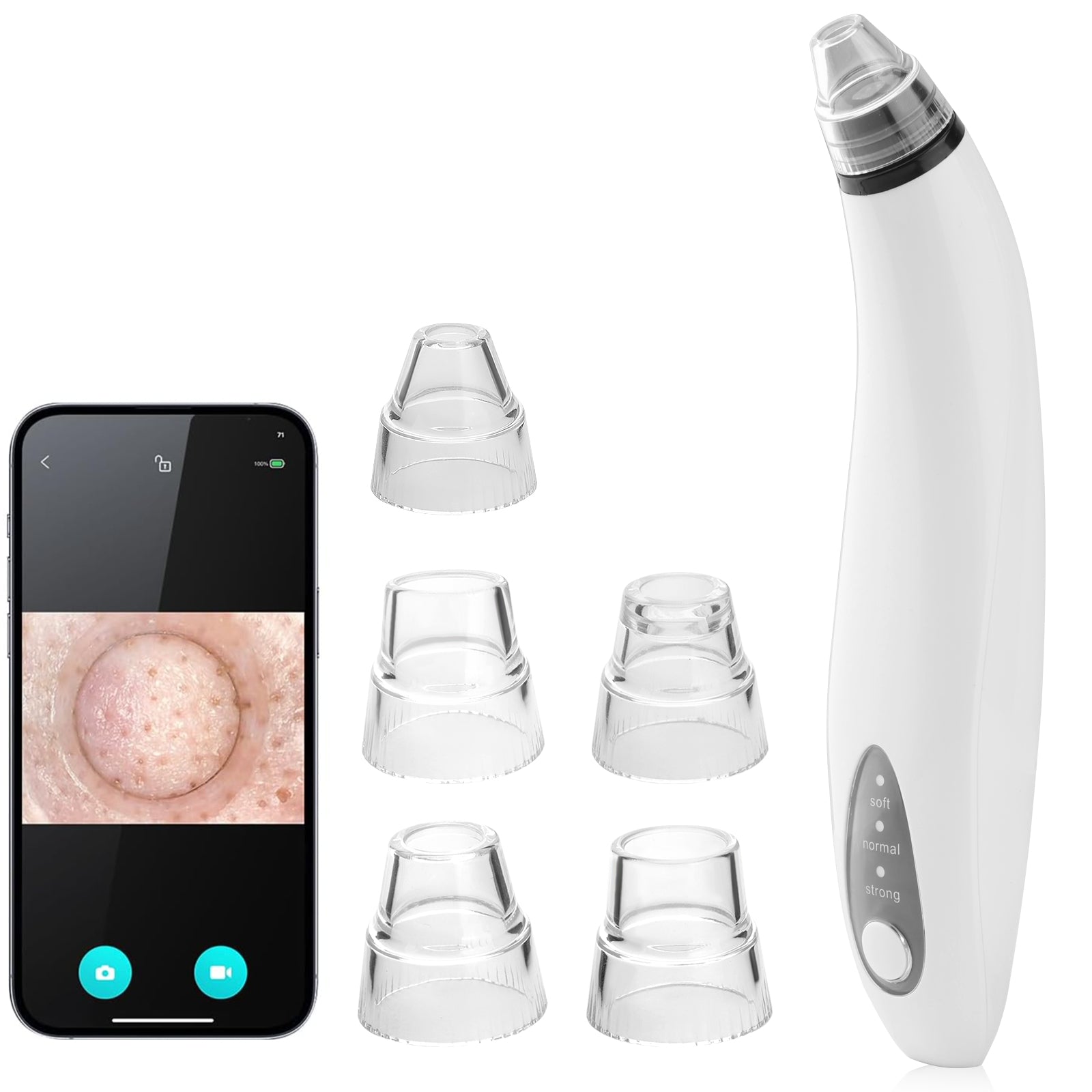 Blackhead Vacuum with Built-in Camera