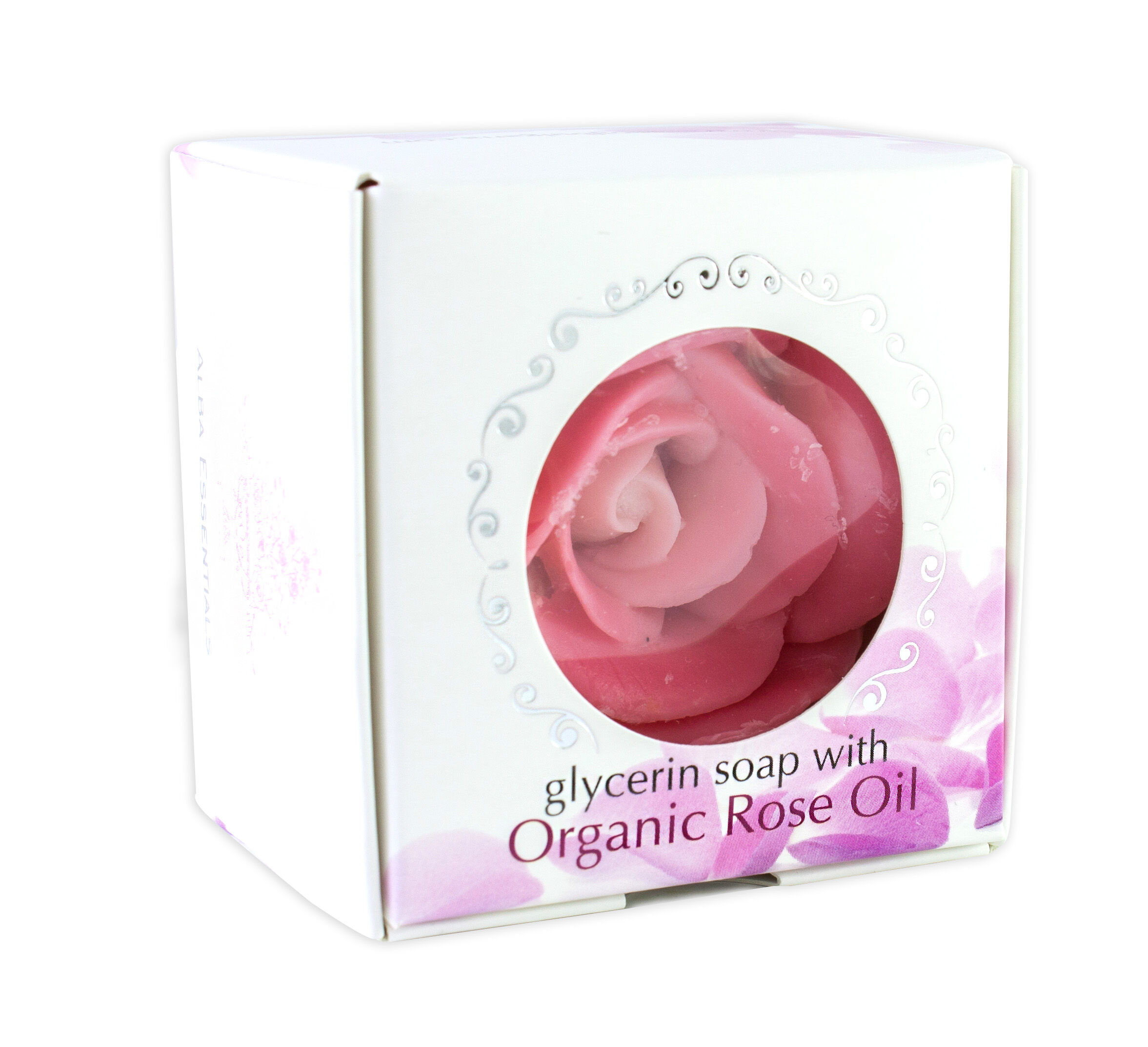 Handmade Glycerin Soap "ALBA" – Infused with Organic Rose Oil