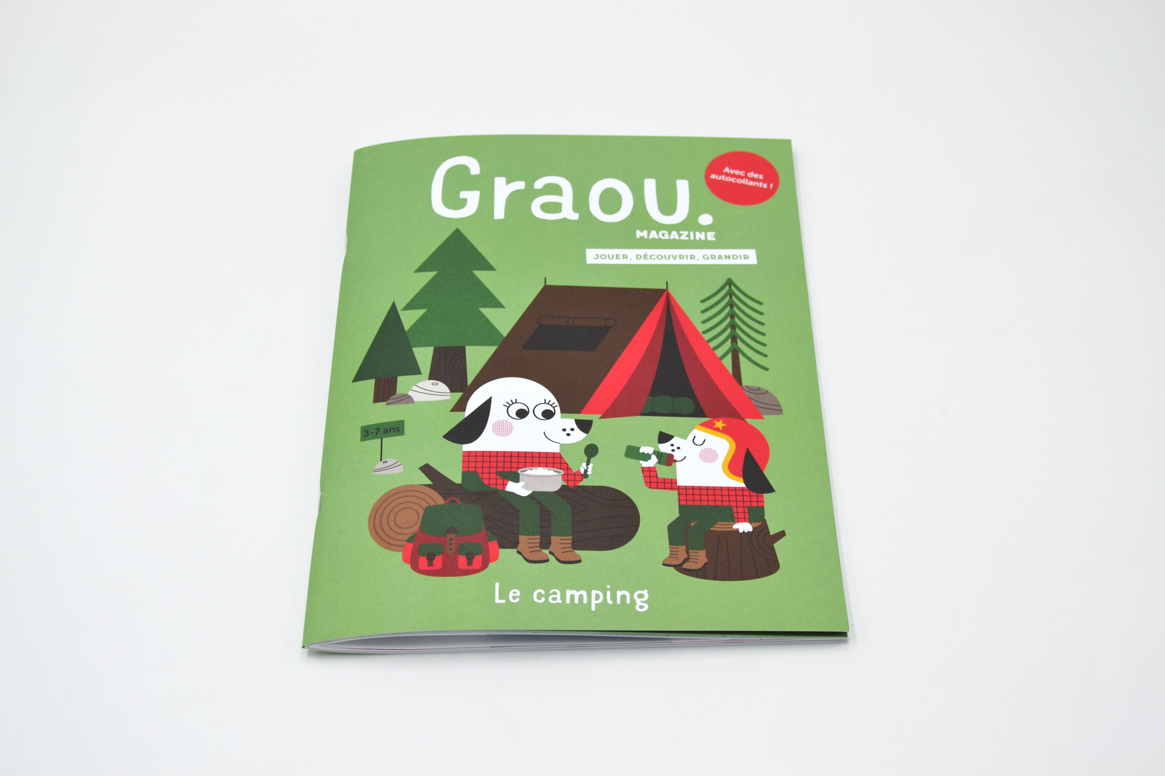 Graou Magazin, 3-7 Jahre, Ausgabe Nr. 1: Camping