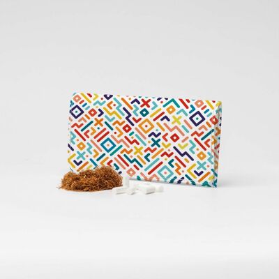 GEOMETRICAL STRIPES III Tyvek® tobacco pouch