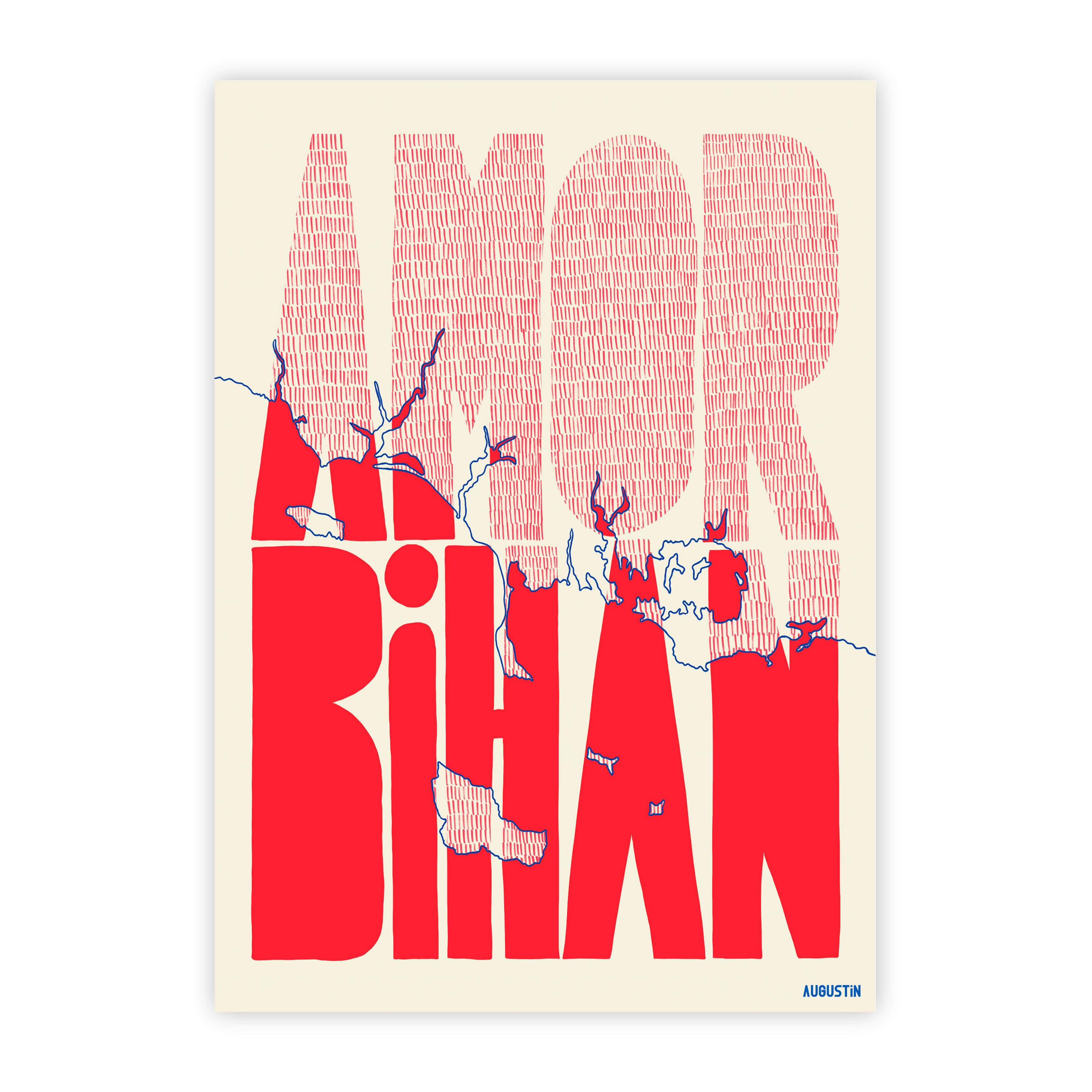 Amor bihan - postcard