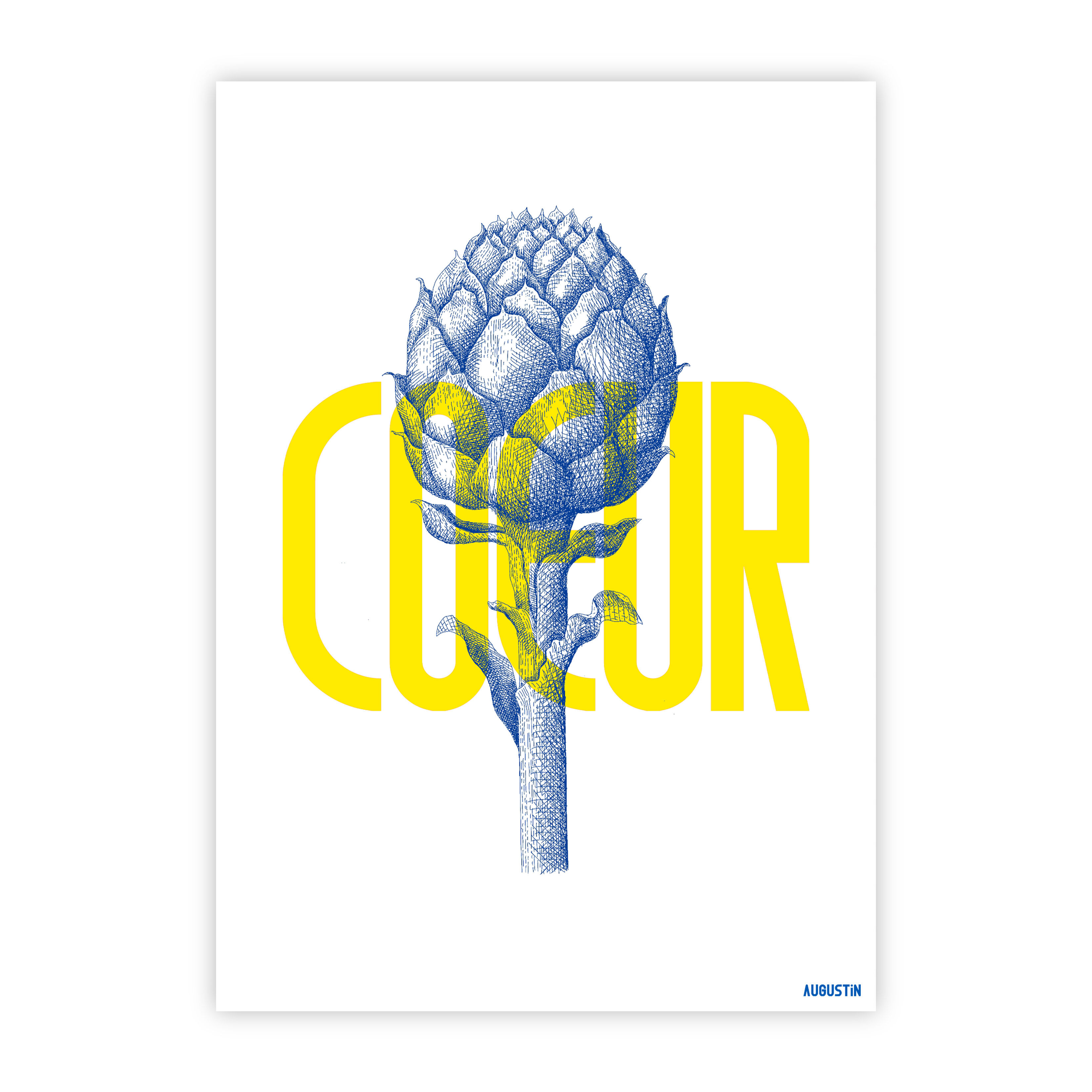 Artichoke heart - postcard