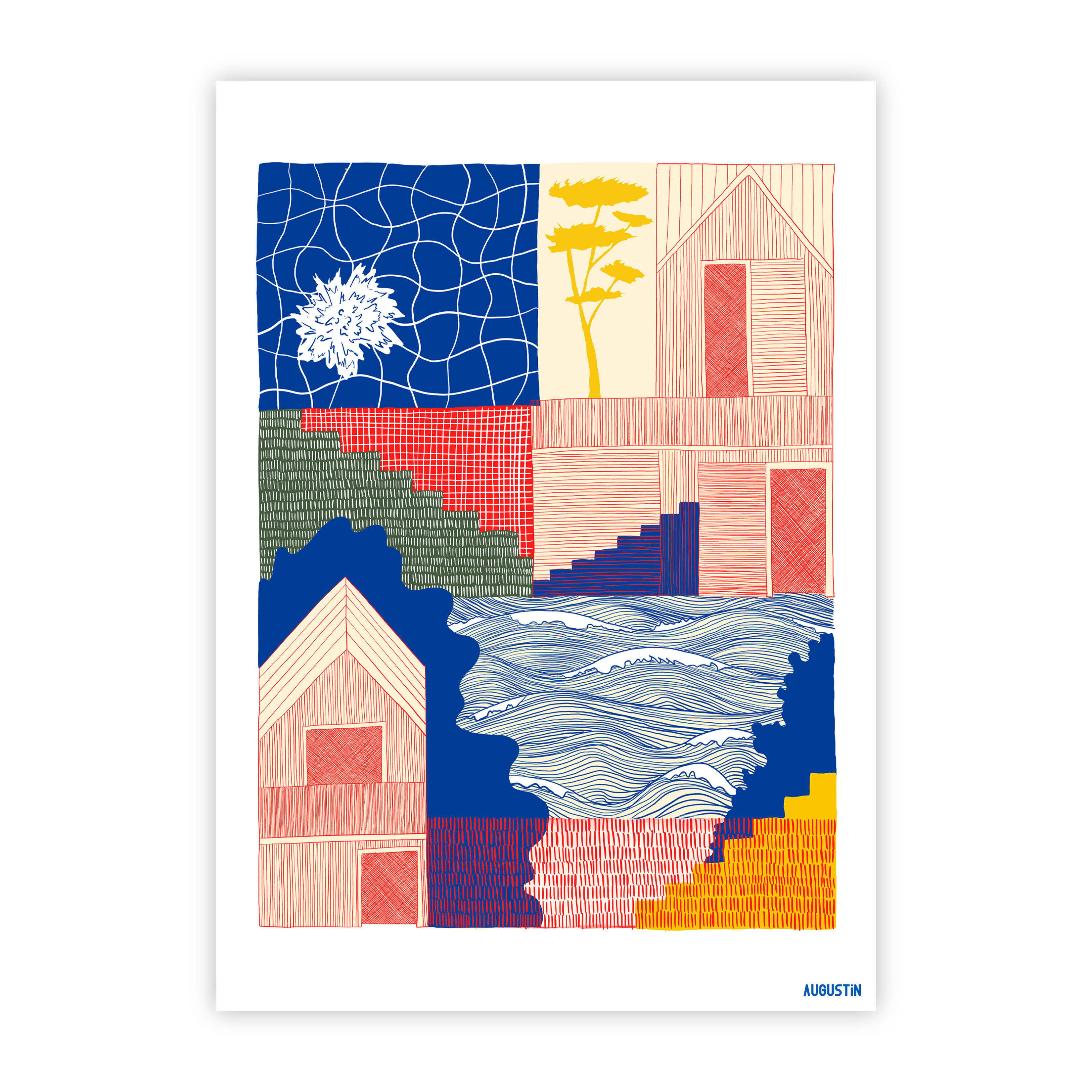 The cabin - postcard