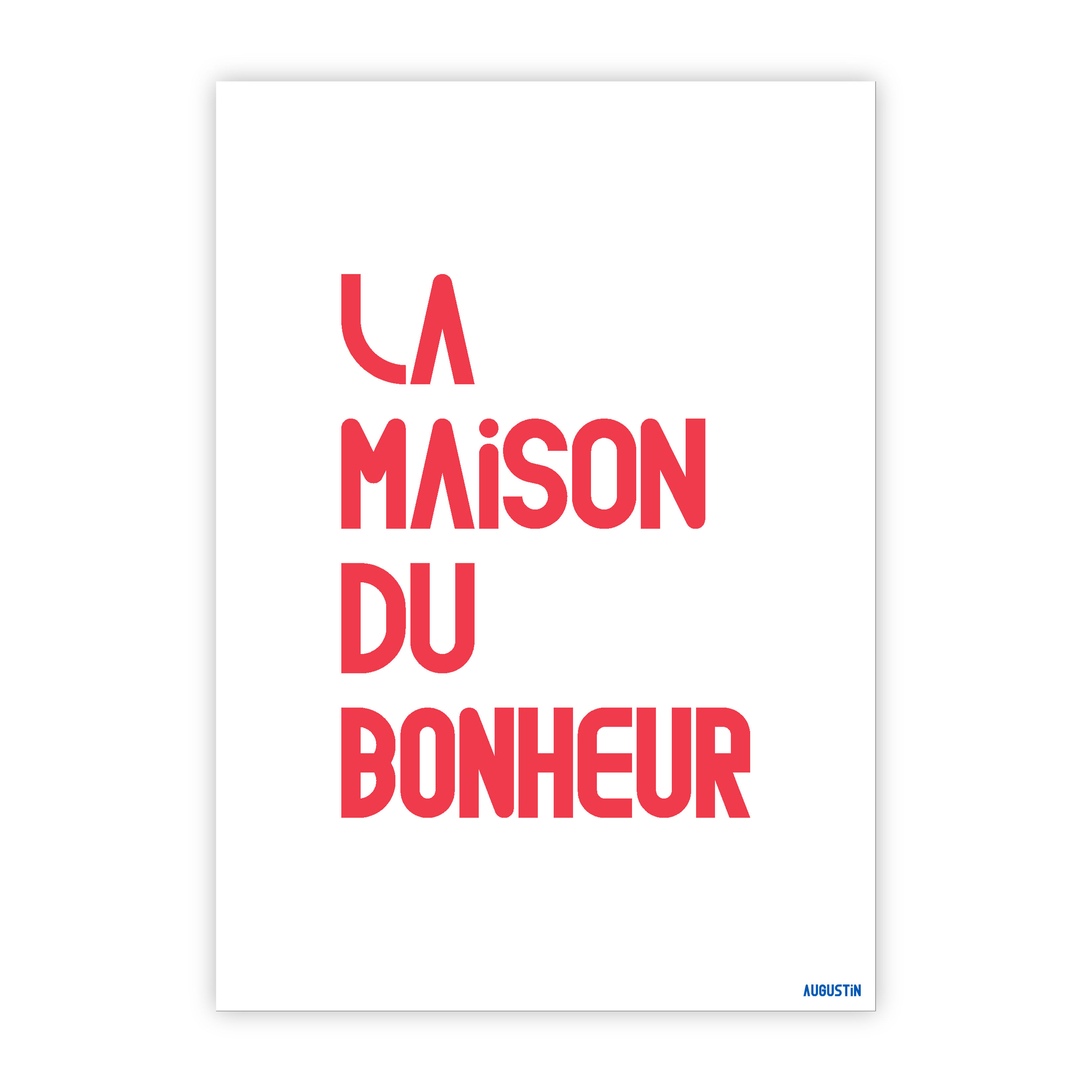 The House of Happiness - Postcard