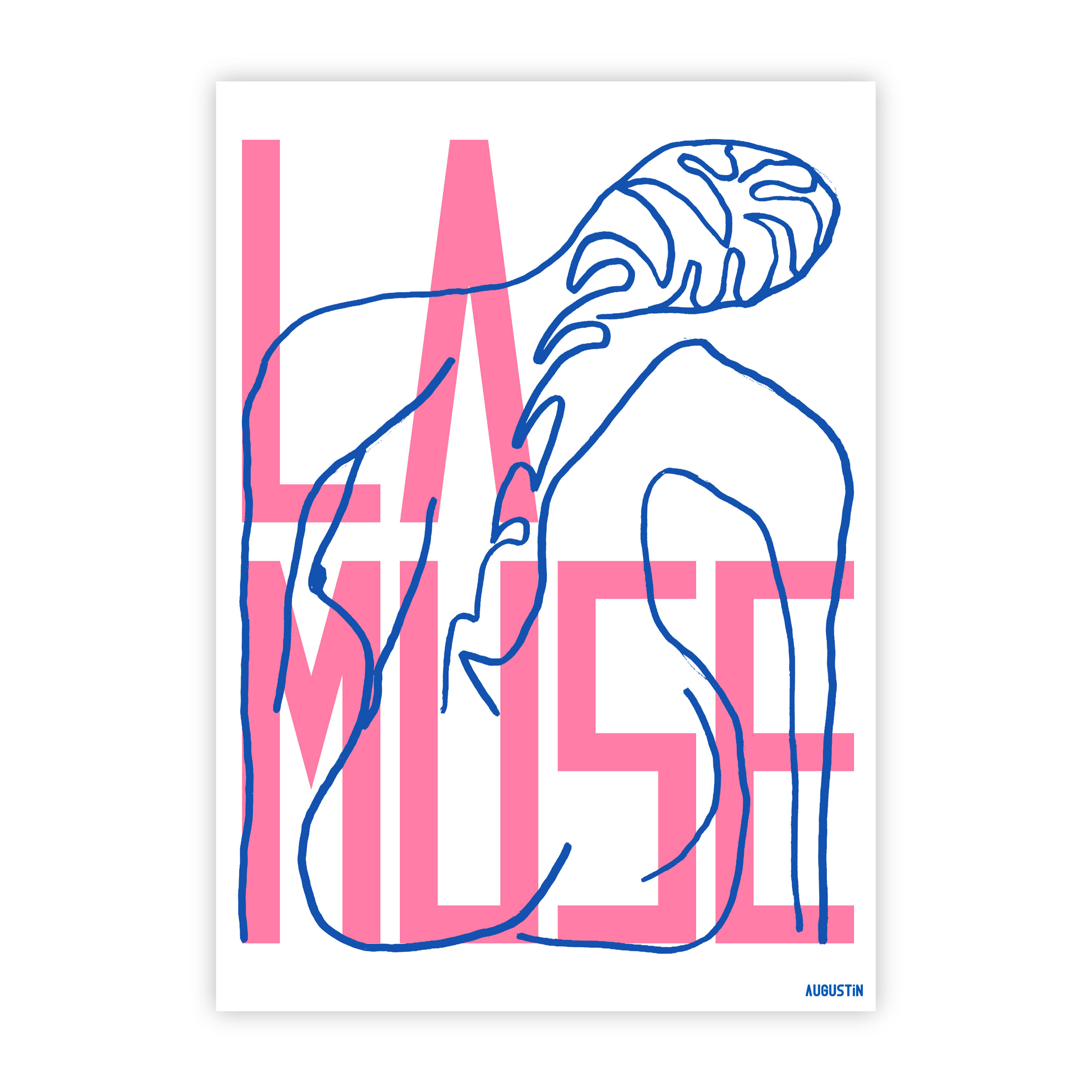 The Muse - Postcard