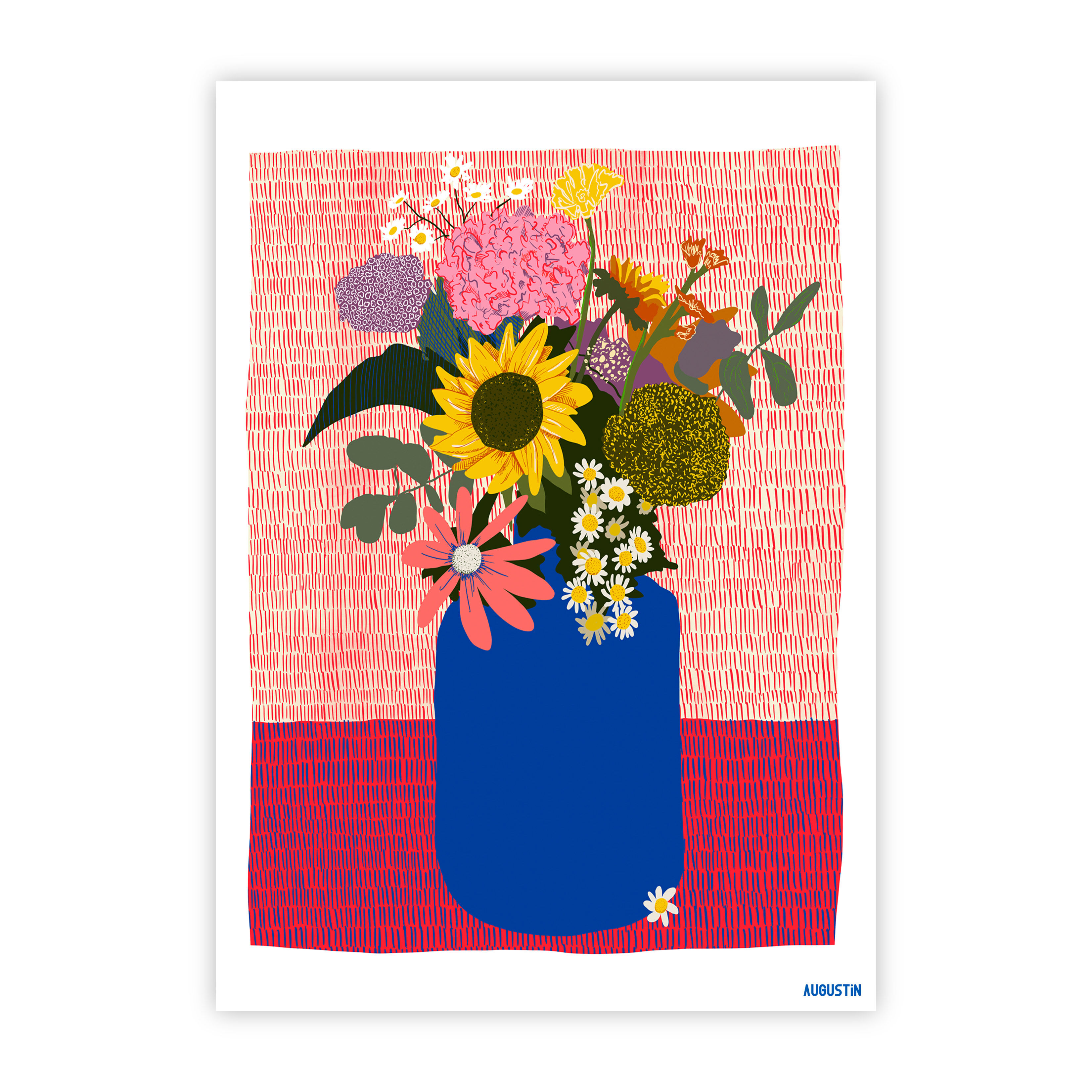 The bouquet - postcard