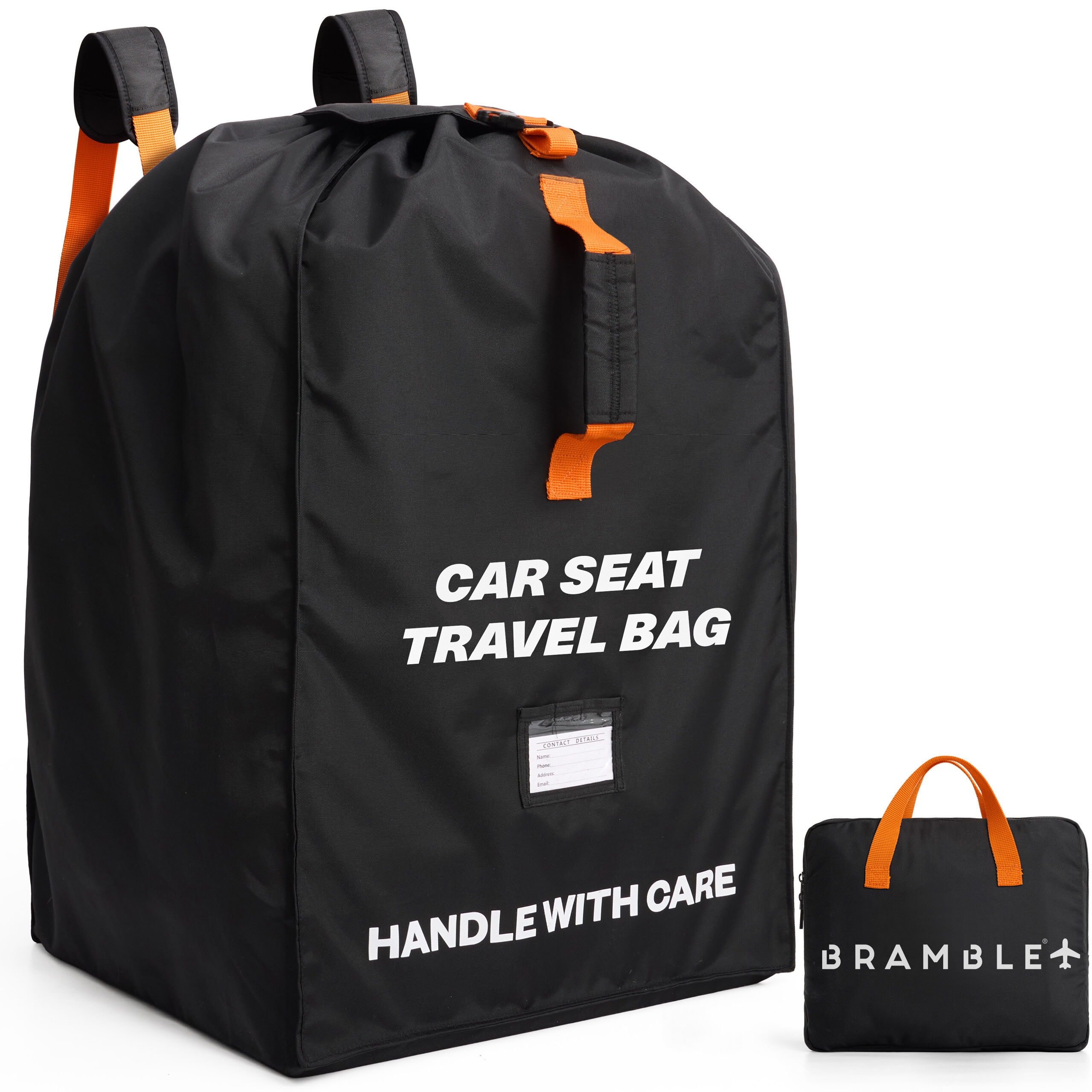 NUOVA borsa da viaggio per seggiolino auto per bambini - Nera