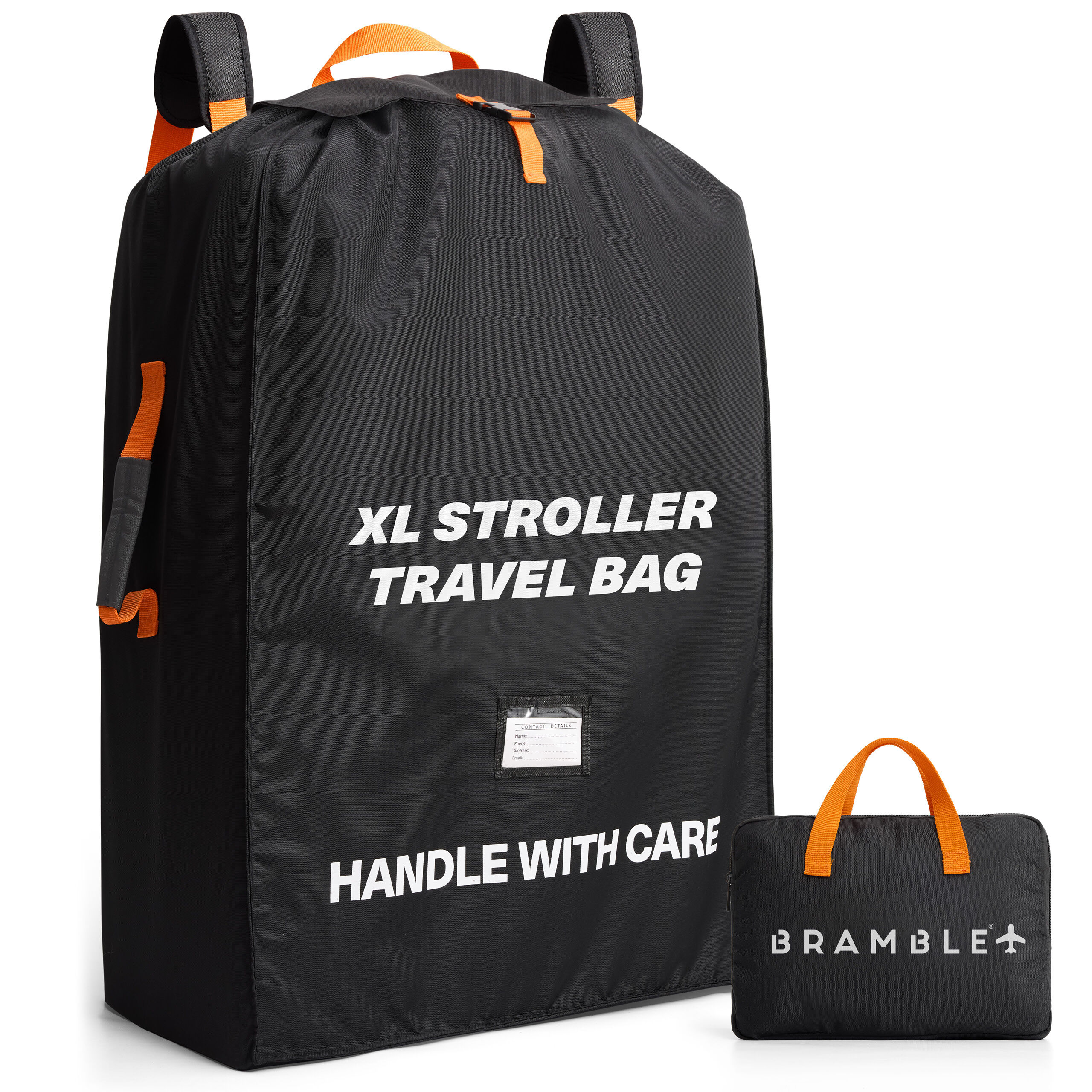NEW XL Gate Check Stroller Travel Bag - Black