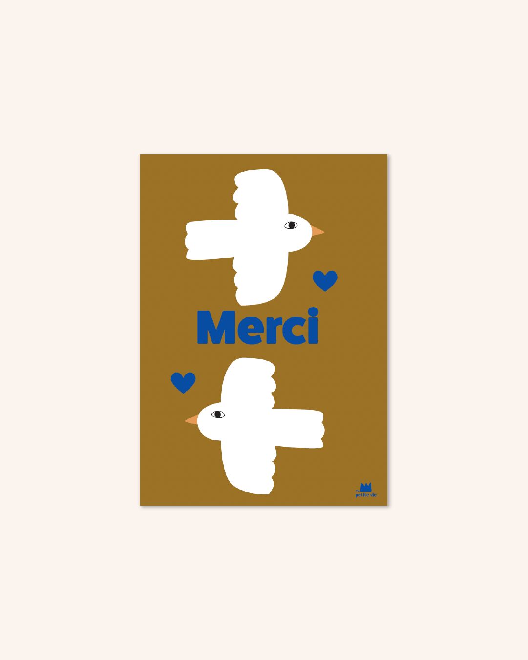 Mini carte "Remerciement" : Harmonie (avec enveloppe)