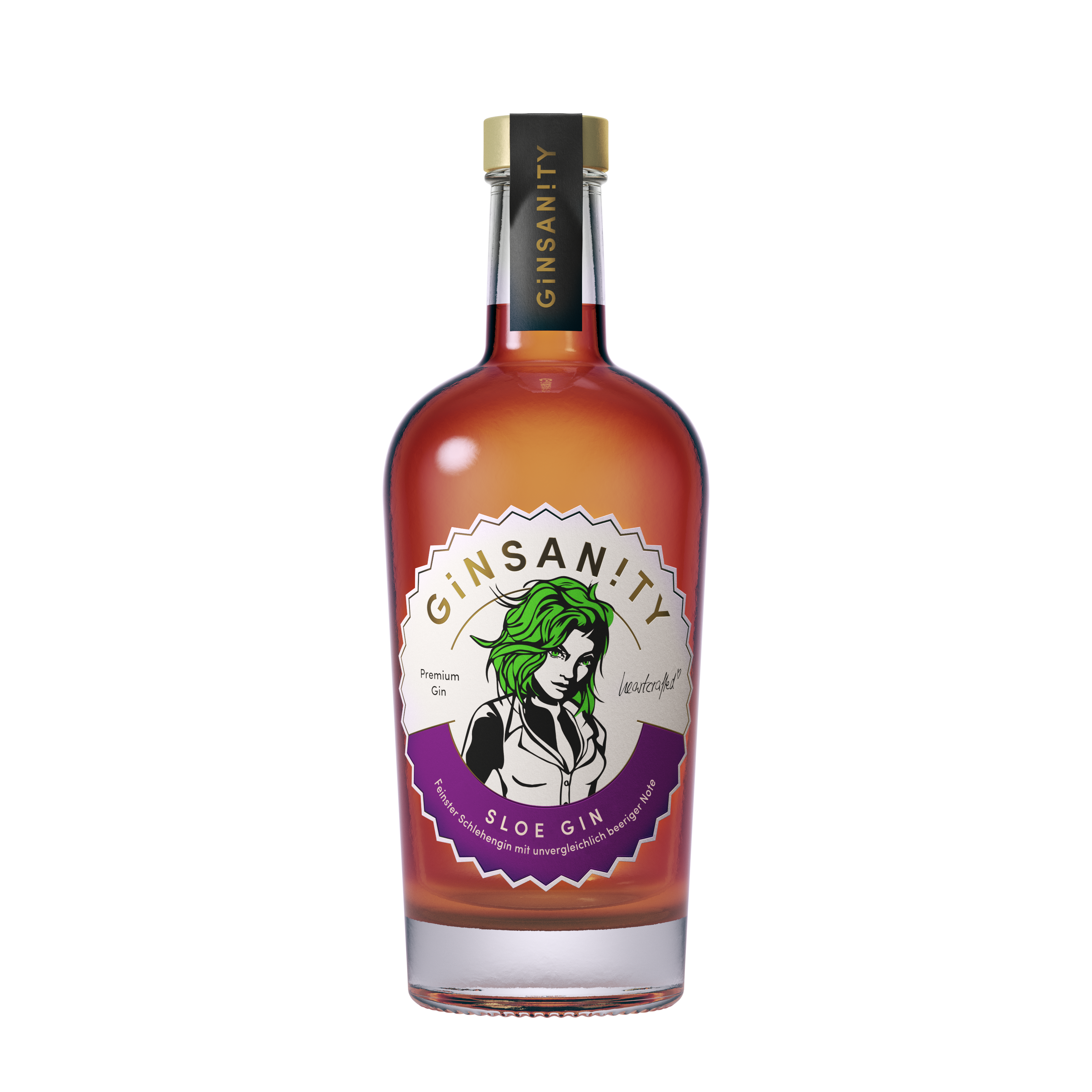 Ginsanity Premium Sloe Gin Blackthorn 37% vol.500 ml