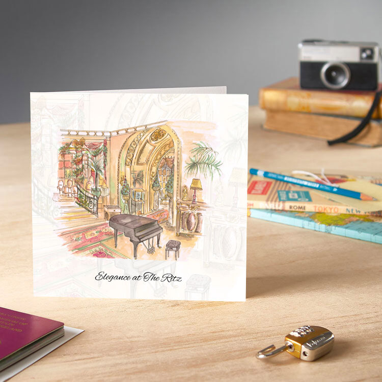 The Elegance of The Ritz Greeting Card