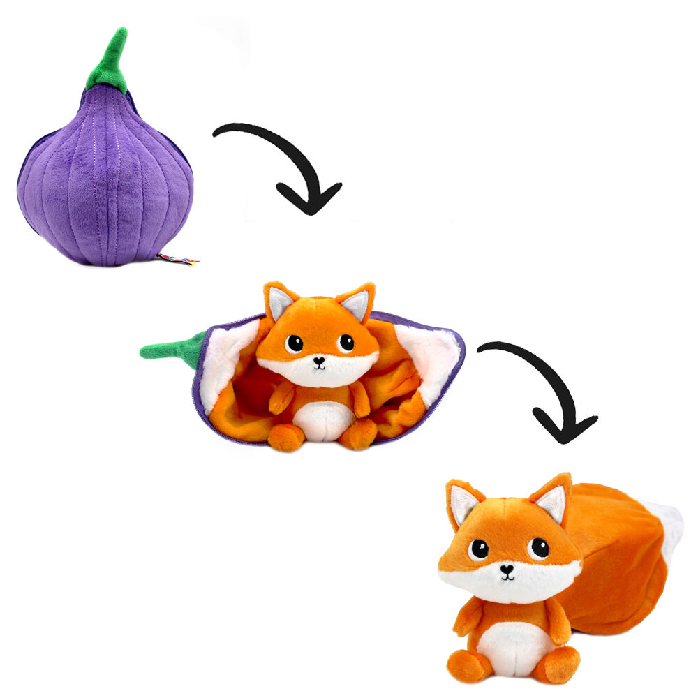 FLIPETZ BY LES DEGLINGOS - Peluche Russet le Renard / Figue
