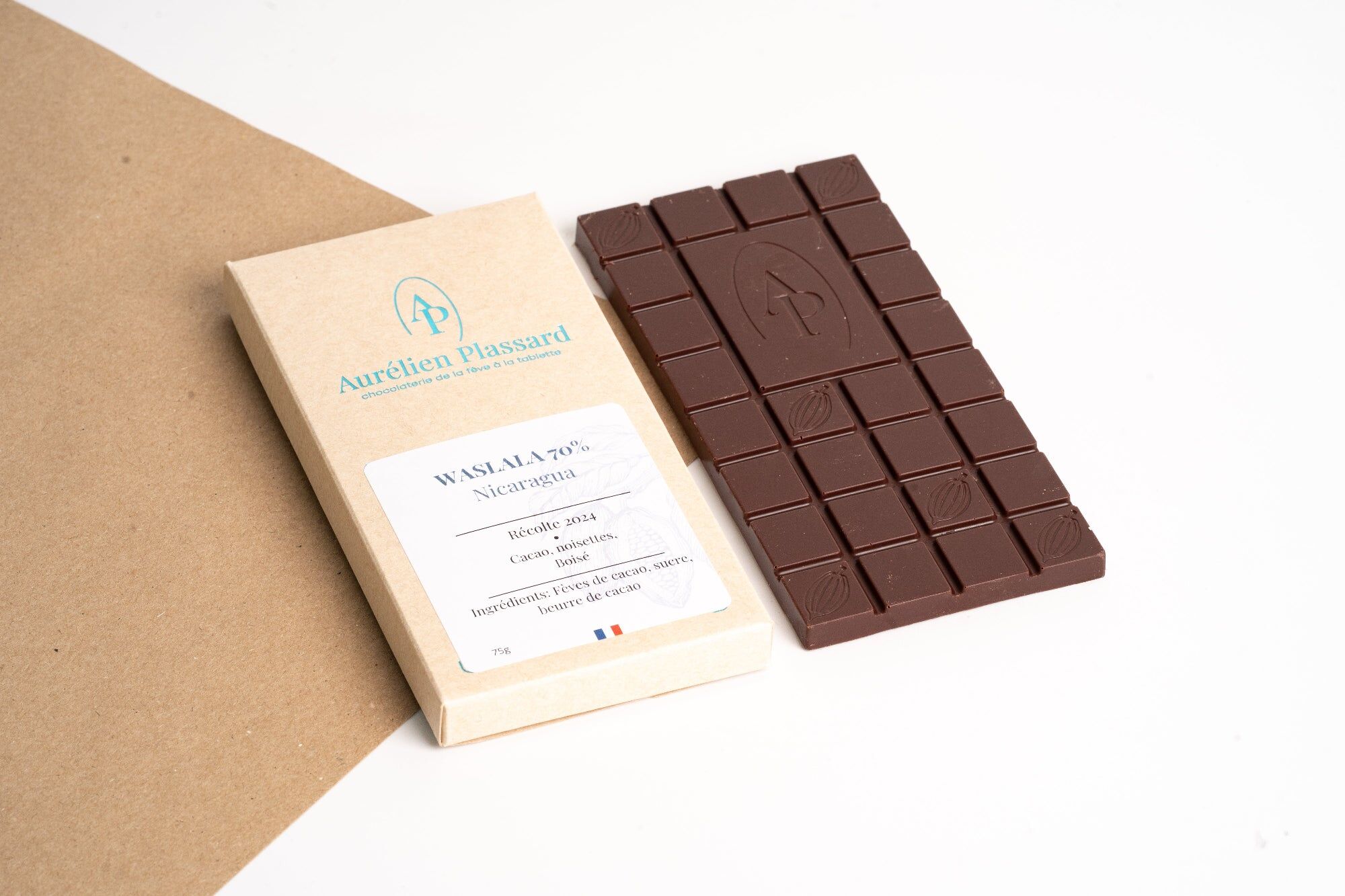 WASLALA dark chocolate bar, 70% cocoa – Nicaragua