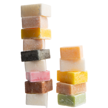 Green-Goose Amber Cubes - 12 Pieces Assorted