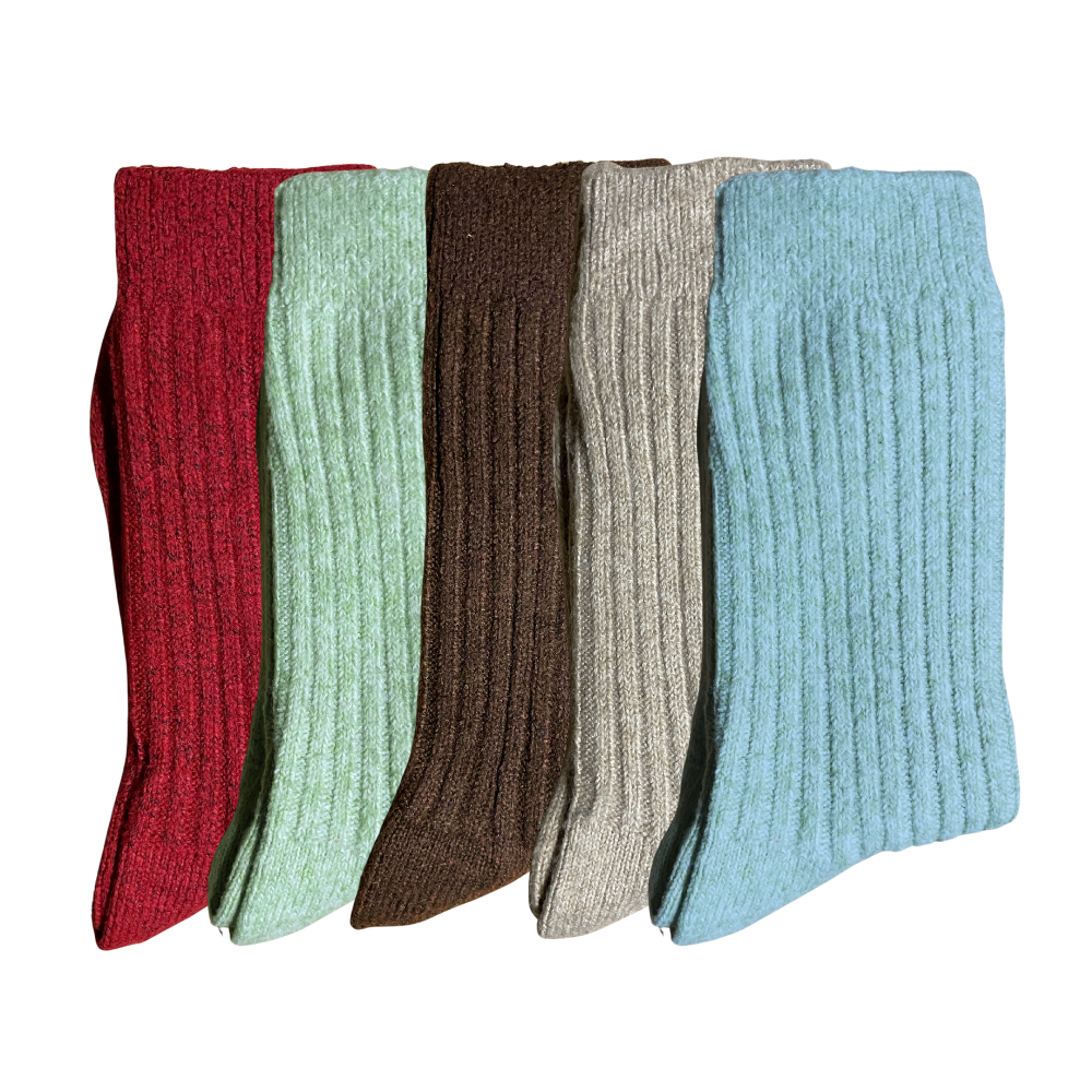 Green-Goose Alpaca Women's Socks - 1 Pair - Relief - 85%