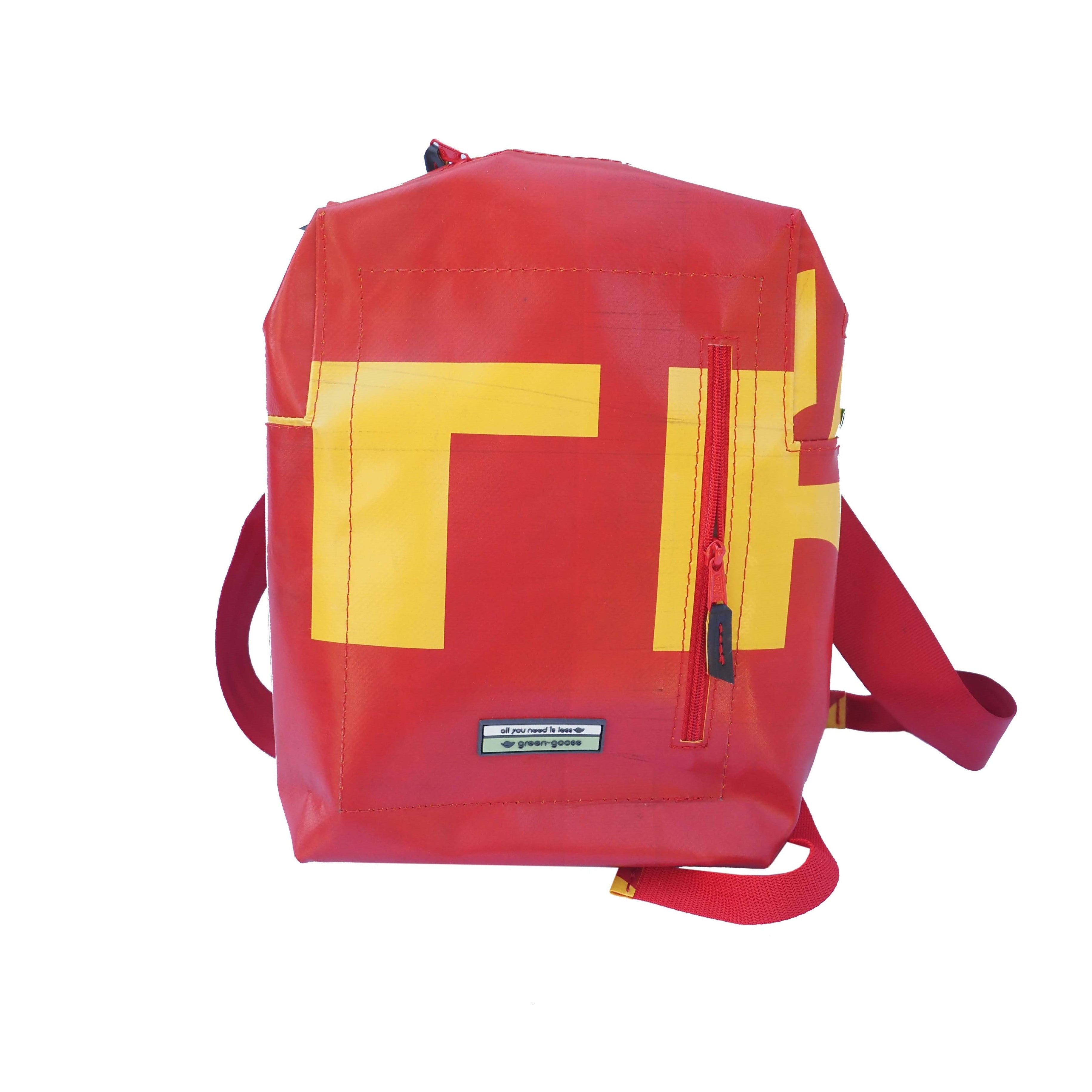 green-goose Silnice Backpack - Red, Yellow
