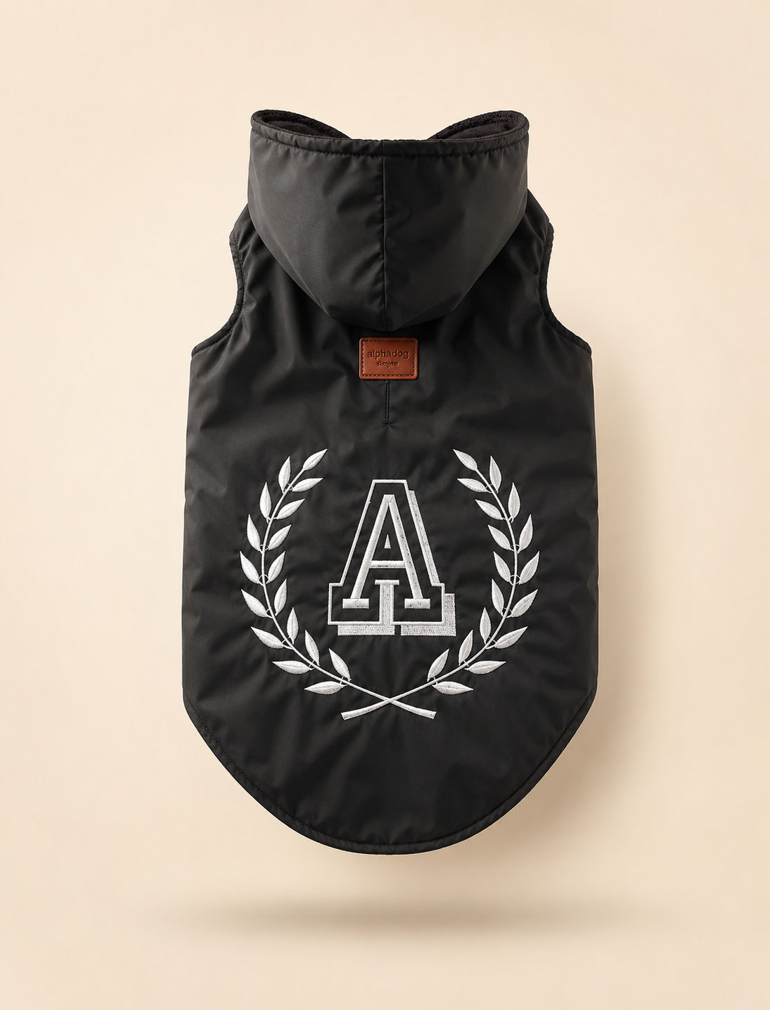 Alpha Dog - Alpha Schwarze wasserdichte Hundejacke (5-teiliges Set)