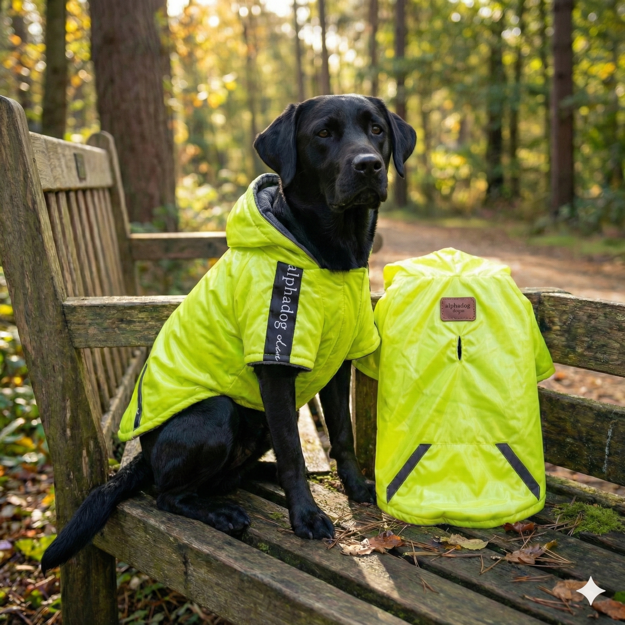 Alpha Dog Flash Series Elektrische Limette Wasserdichte Jacke (5-teiliges Set)