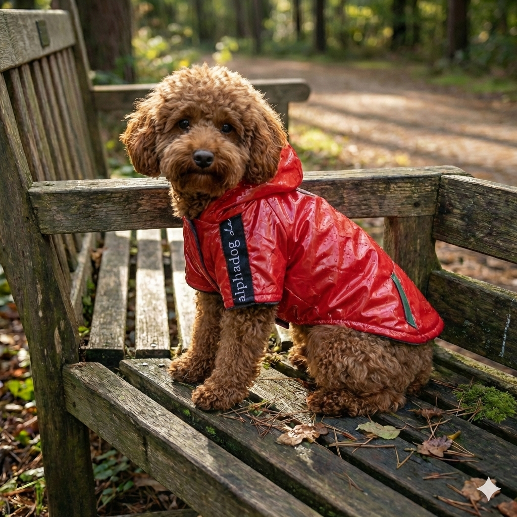 Alpha Dog Flash Series Rote wasserdichte Jacke (5-teiliges Set)