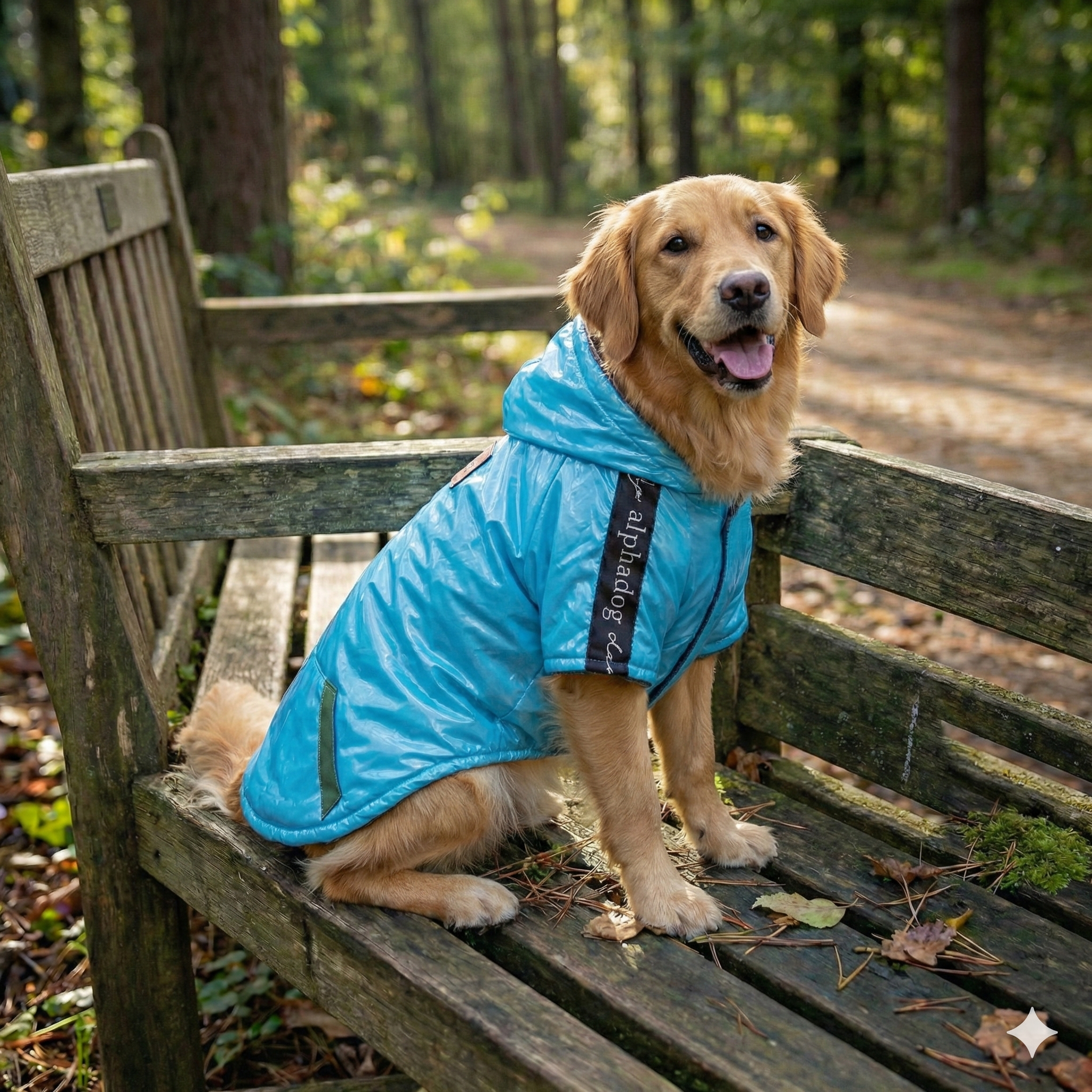 Alpha Dog Flash Series Himmelblaue wasserdichte Jacke (5-teiliges Set)