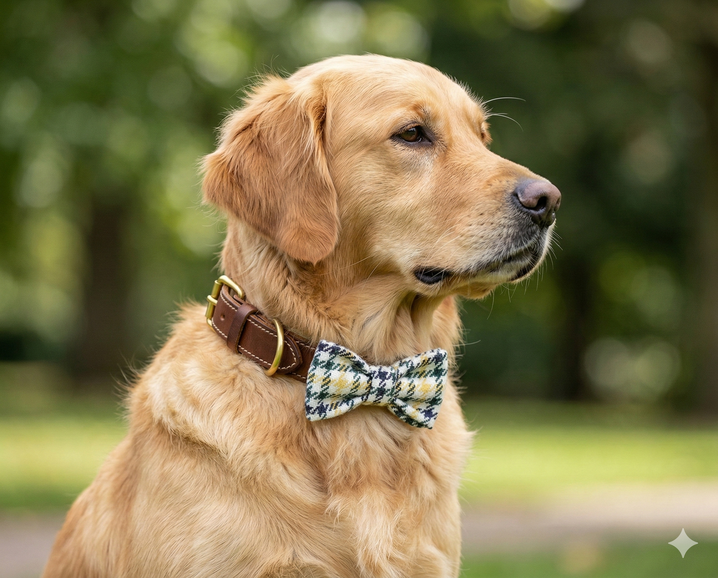Hundehalsband-Fliege-Accessoire Cali - Handgefertigt S/M