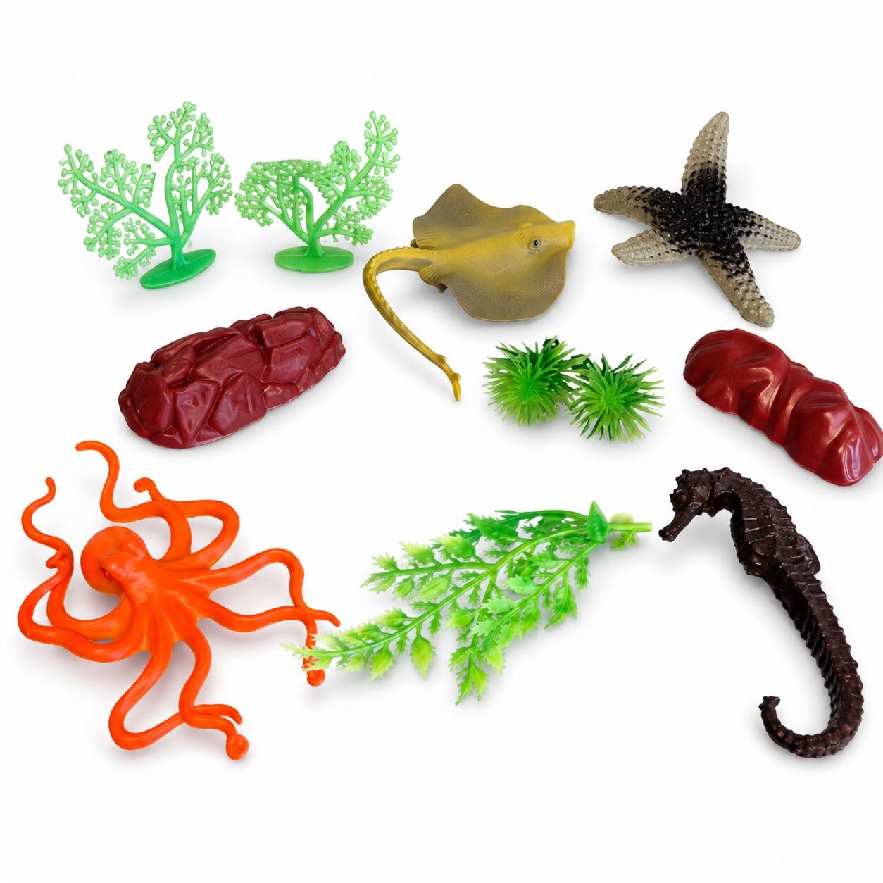 Kinderspielzeug – Mini-Tiefsee-Unterwasserwelt-Spielset (11-teilig)