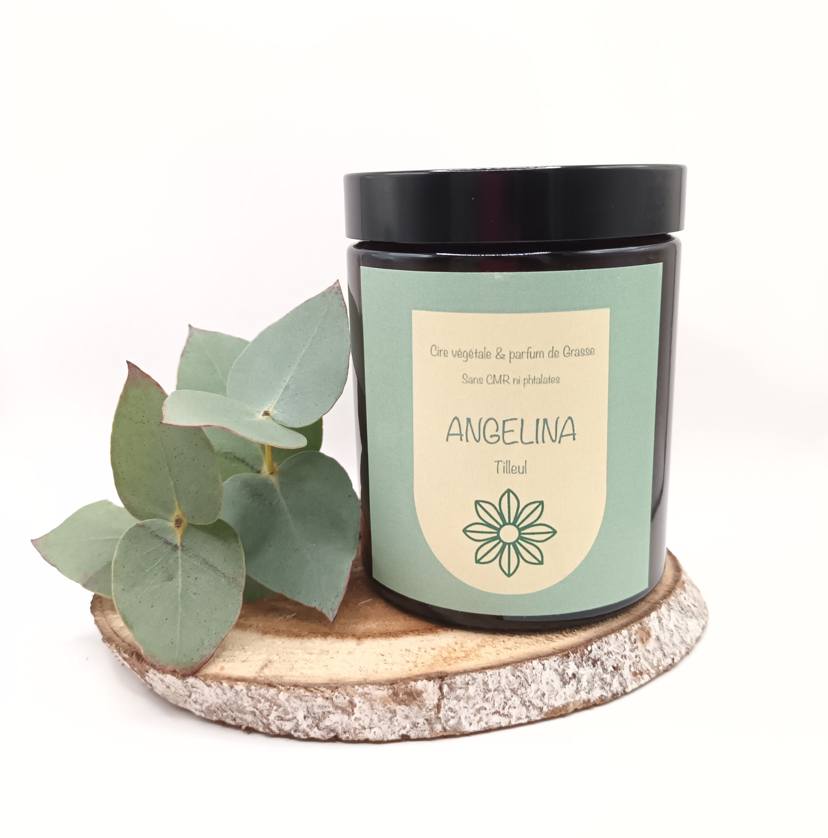 Bougie parfumée au parfum de Grasse - Tilleul (180 ml)