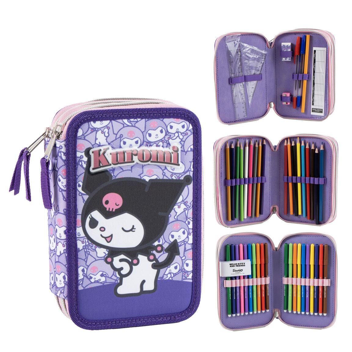 HELLO KITTY KUROMI FEDERMASCHINEN-ETUI MIT ZUBEHÖR - 2700002311