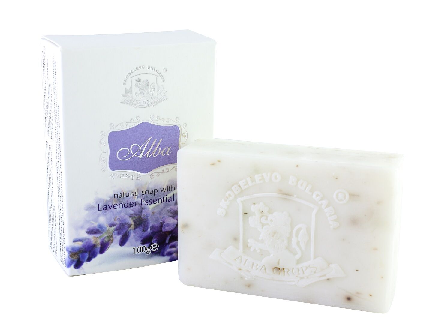 Natural Lavender Soap with Pure Lavender Oil & Flowers (100g) — Calming & Soothing