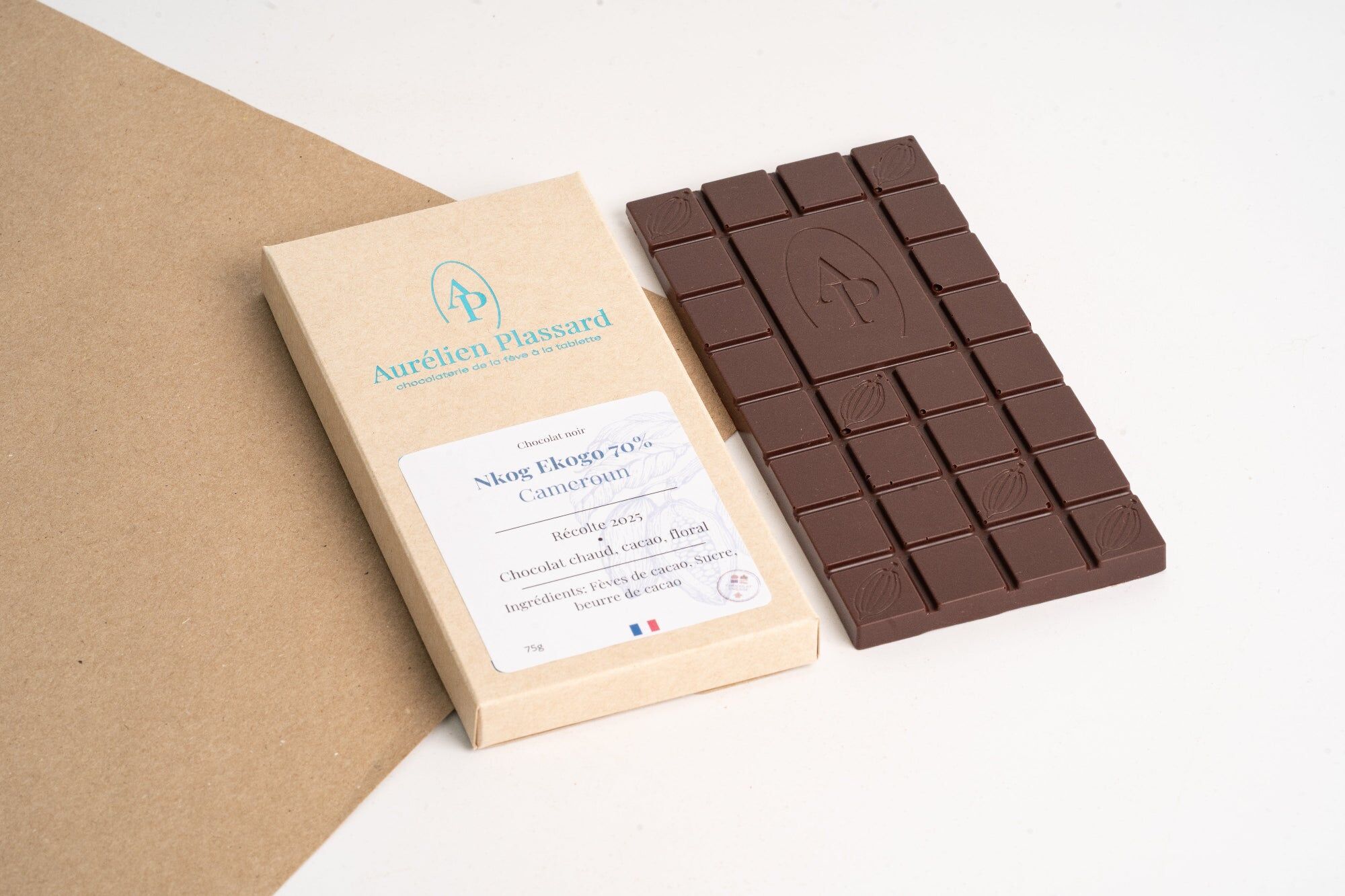 NKOG EKOGO 70% Cocoa Dark Chocolate Bar - Cameroon