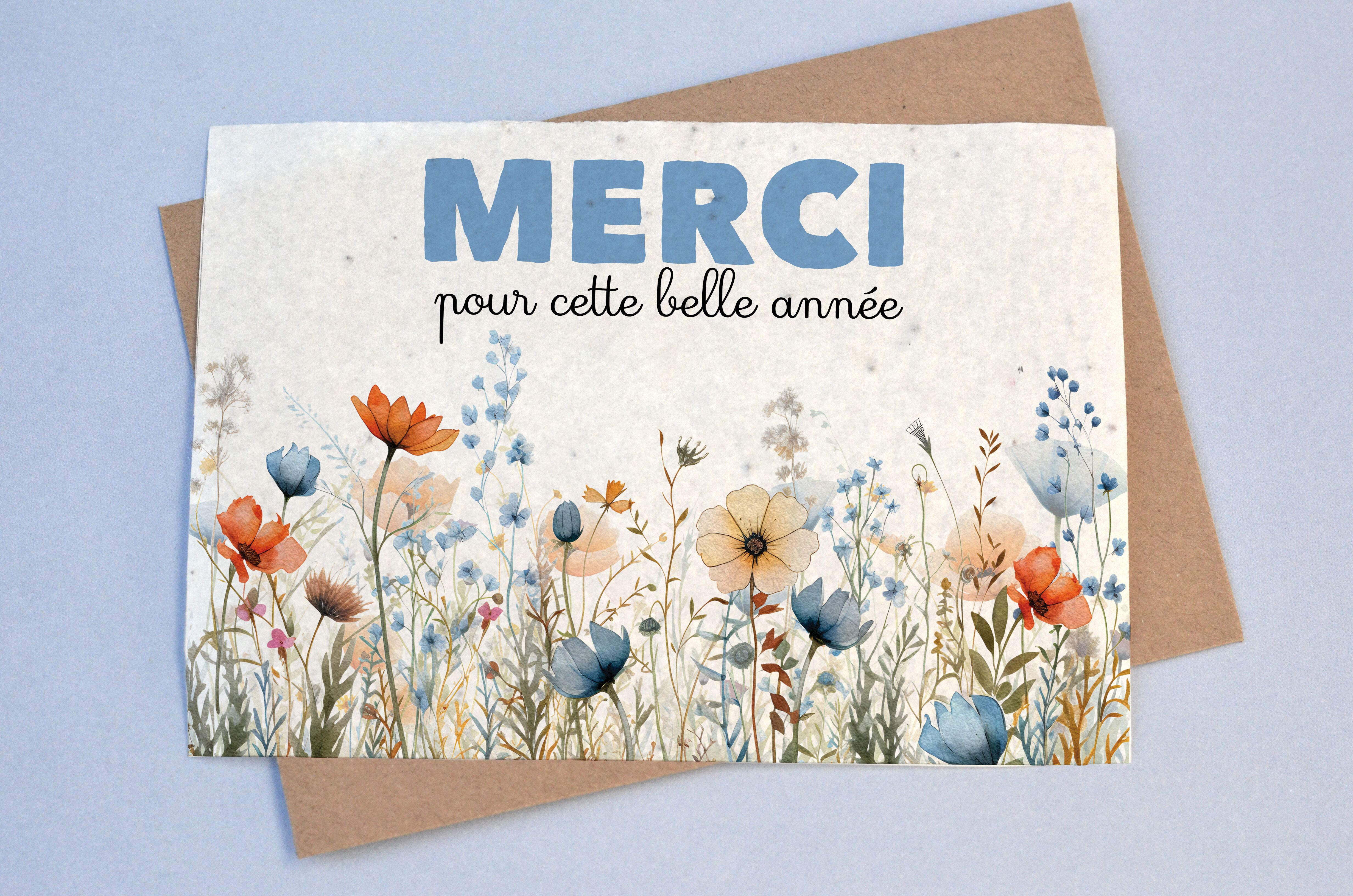 Plantable card. Thank you for this wonderful year.