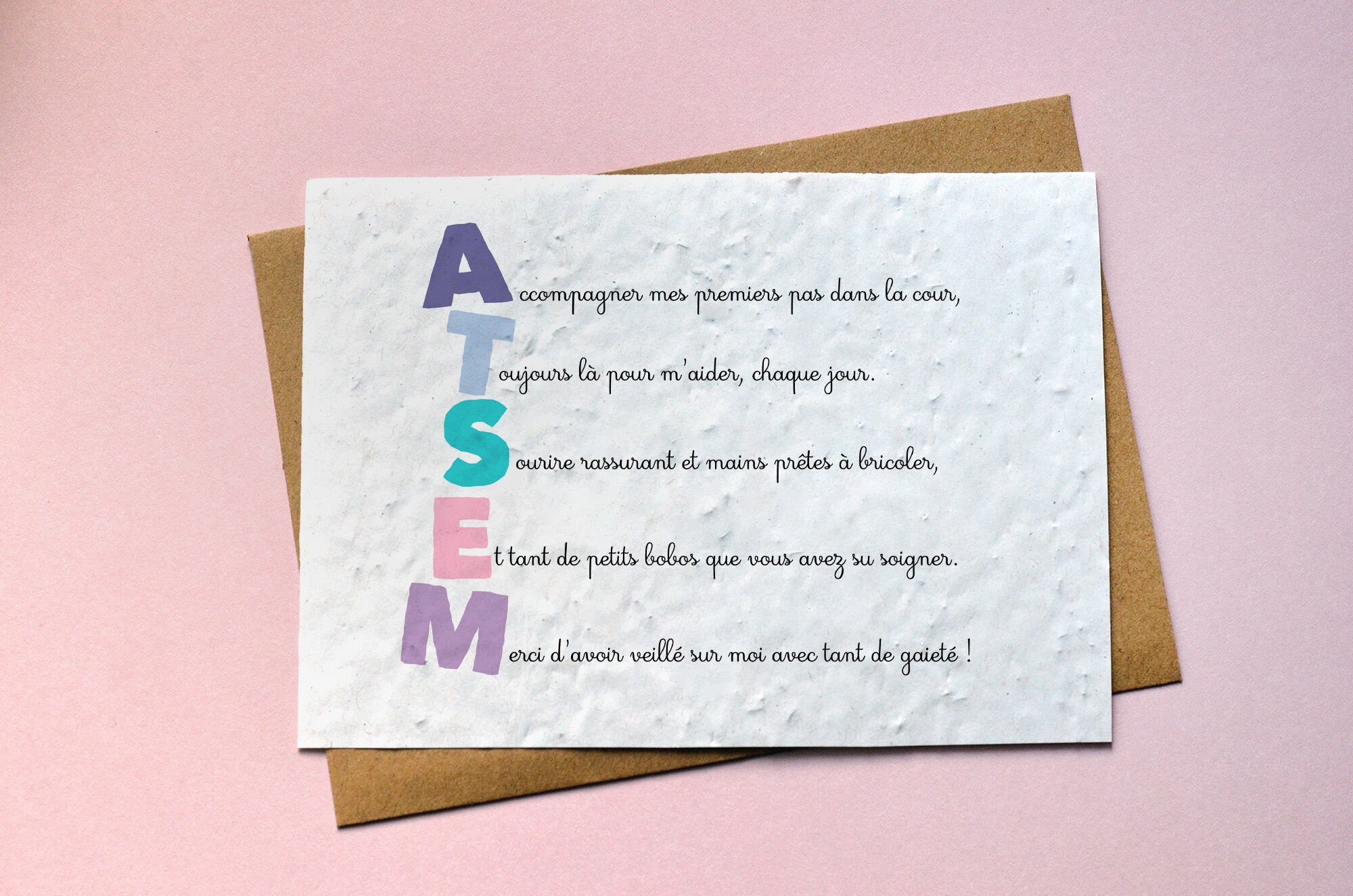 ATSEM Plantable Card Acrostic
