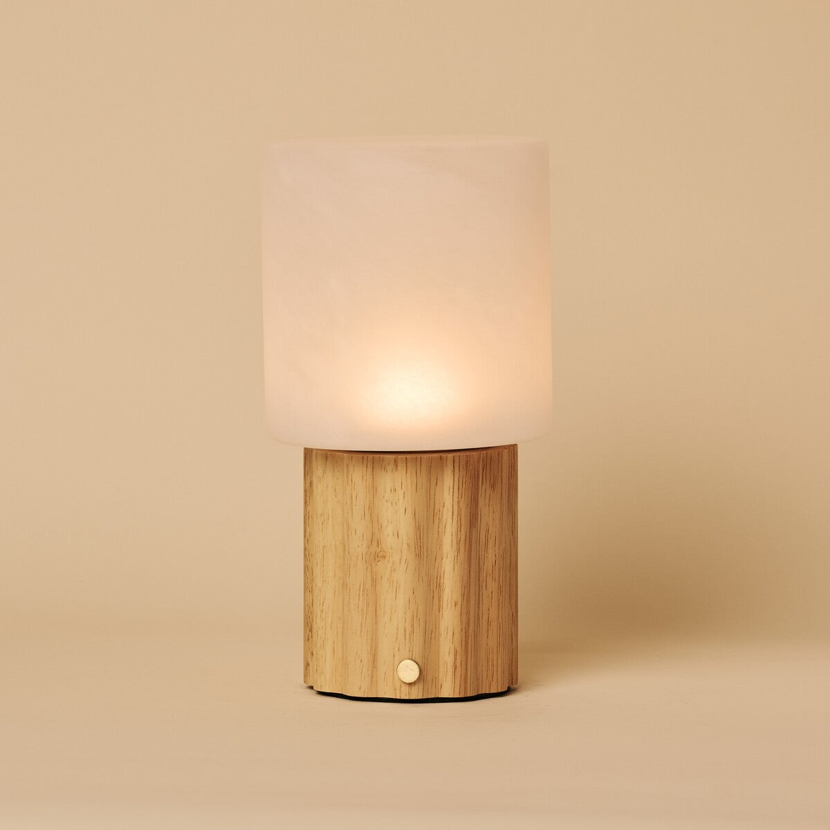 Frank Light Brown Rechargeable Table Lamp | Cordless, 3 Light Colors, Dimmable