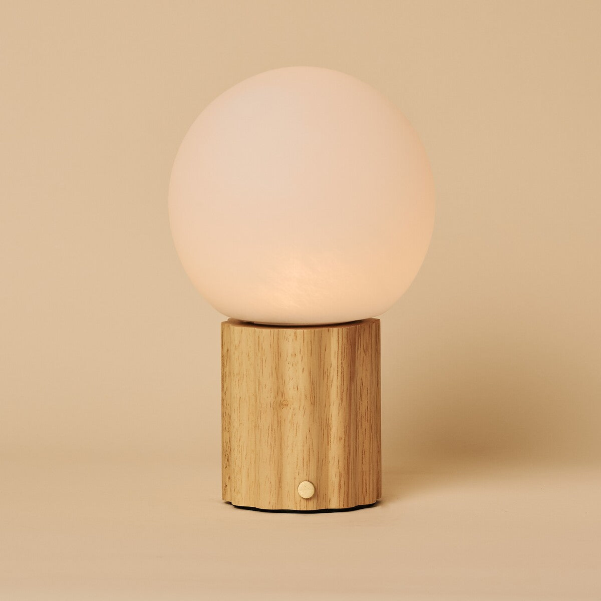 Wim Light Brown Rechargeable Table Lamp | 3 Light Colors, Modular Lampshade & Cordless