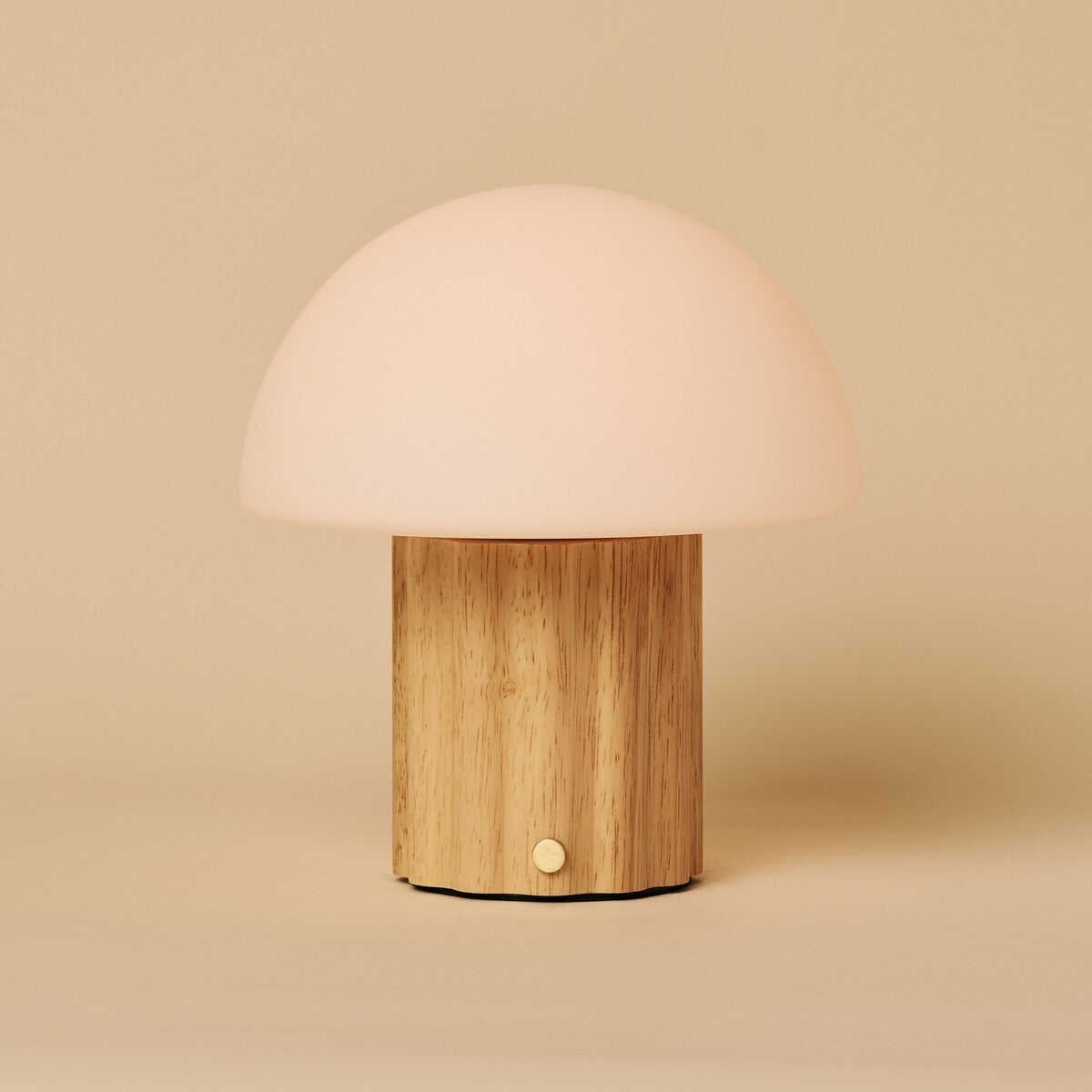 Timo Light Brown Rechargeable Table Lamp | Dimmable, Modular Lampshade & 3 Light Colors