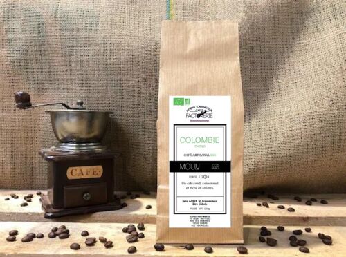 COLOMBIE EXCELSO BIO CAFE MOULU - 500g