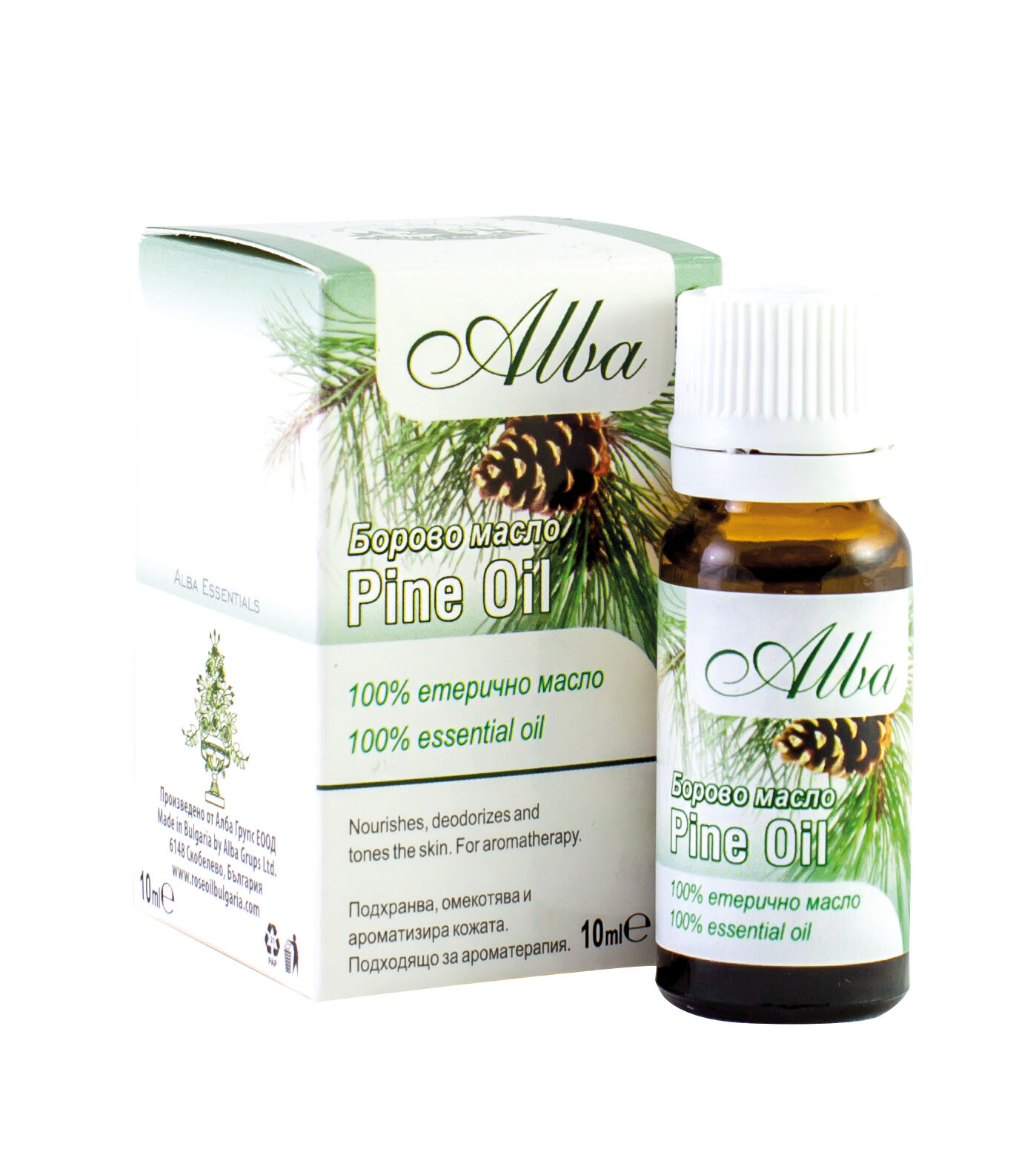 Bulgarian Organic Pine Essential Oil — 100% Pure & Steam Distilled (10ml)