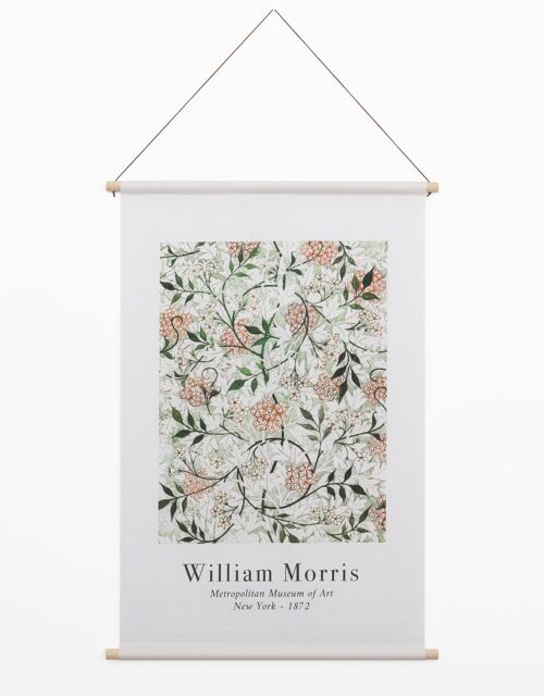 Textielposter Jasmyn (William Morris) – Wanddoek