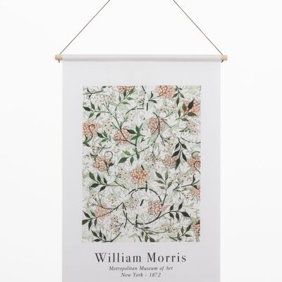 Textielposter Jasmyn (William Morris) – Wanddoek