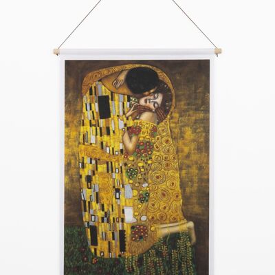 Textile poster The Kiss – Wall cloth
