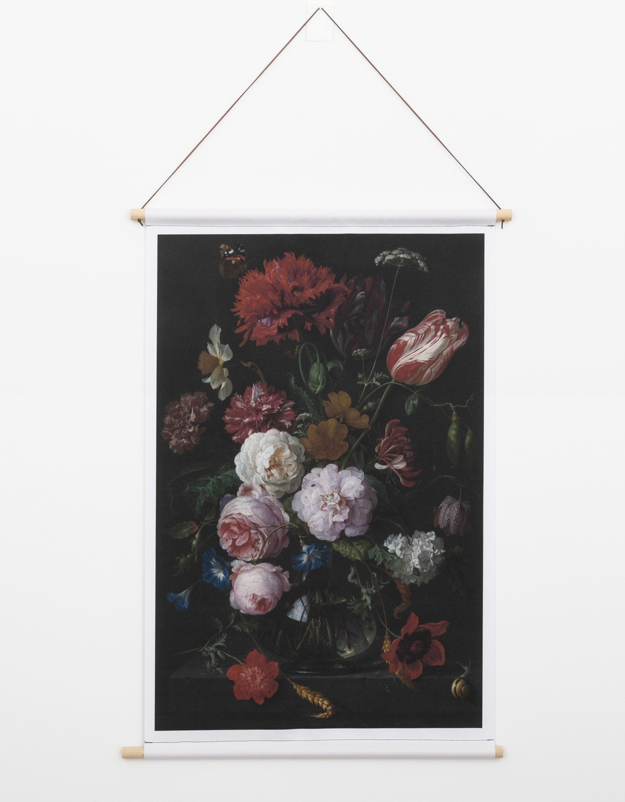 Affiche textile Nature morte aux fleurs – Tissu mural