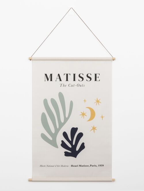 Textielposter Matisse (Leaves and Stars) – Wanddoek