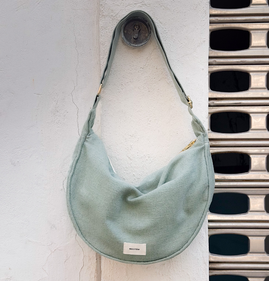 Borsa maxi a mezzaluna Ismaël