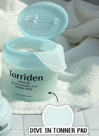 Torriden - Toning and Soothing Hyaluronic Acid Discs - 60 pcs