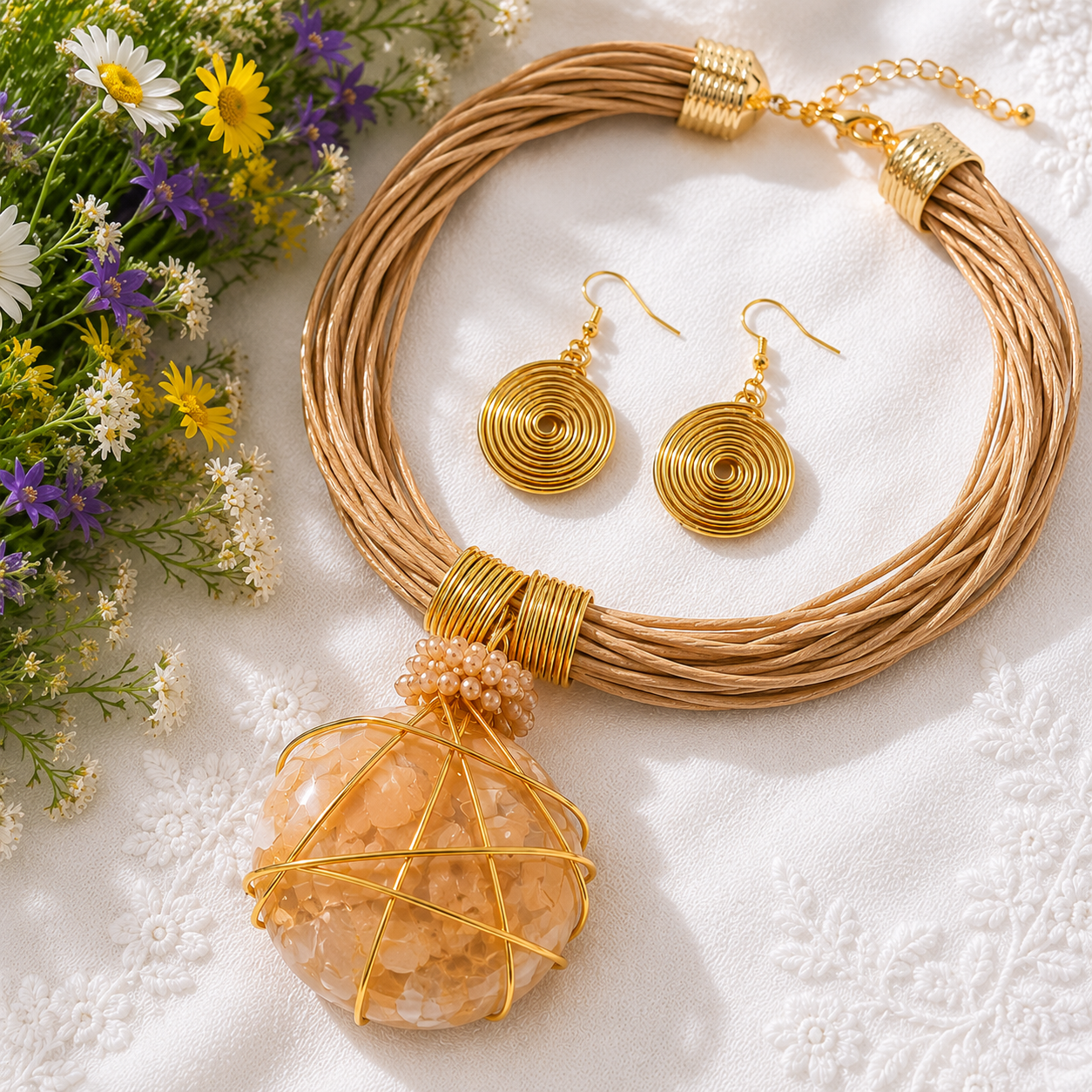 Tribal Boho Schmuckset