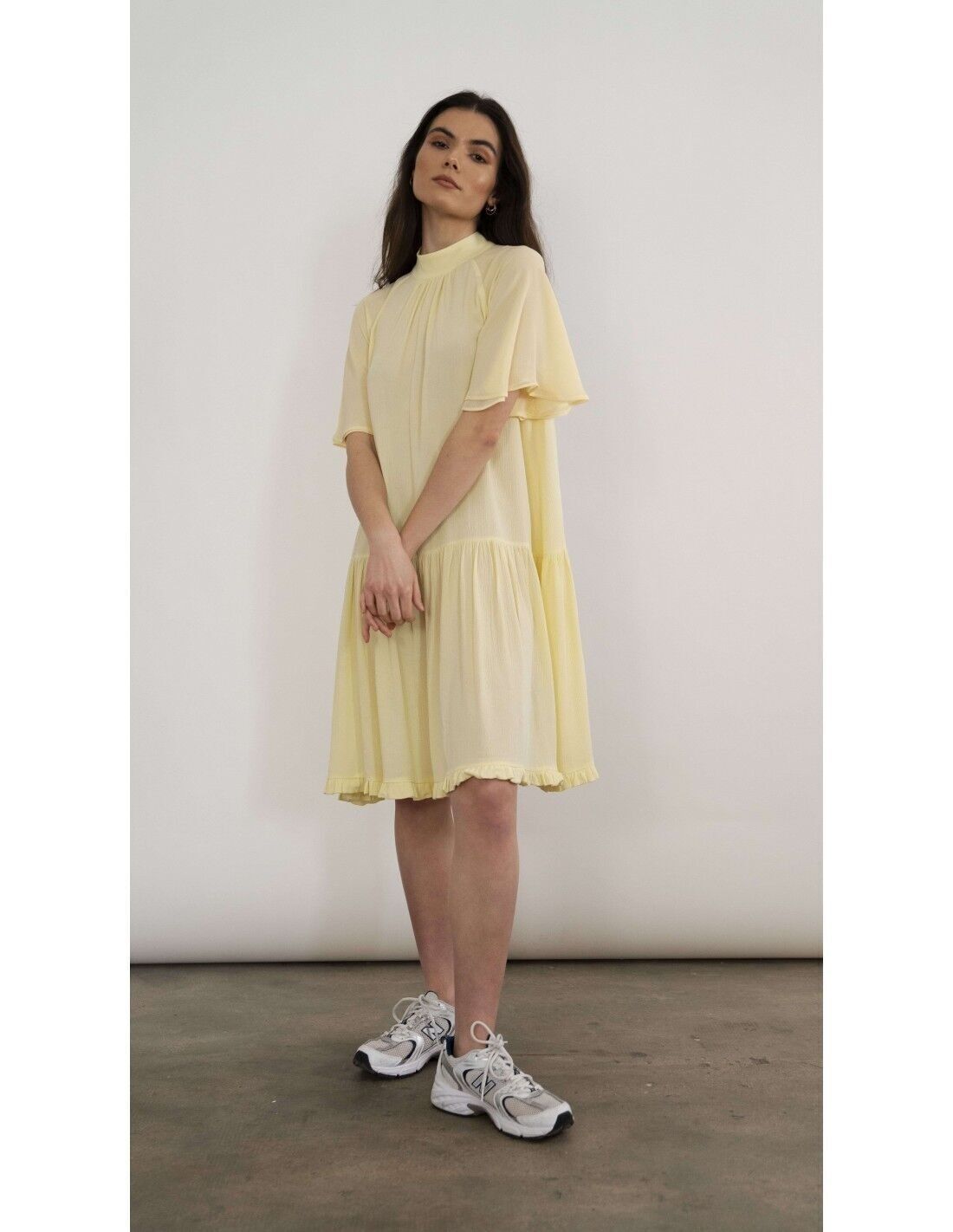 Vestido de cuello alto